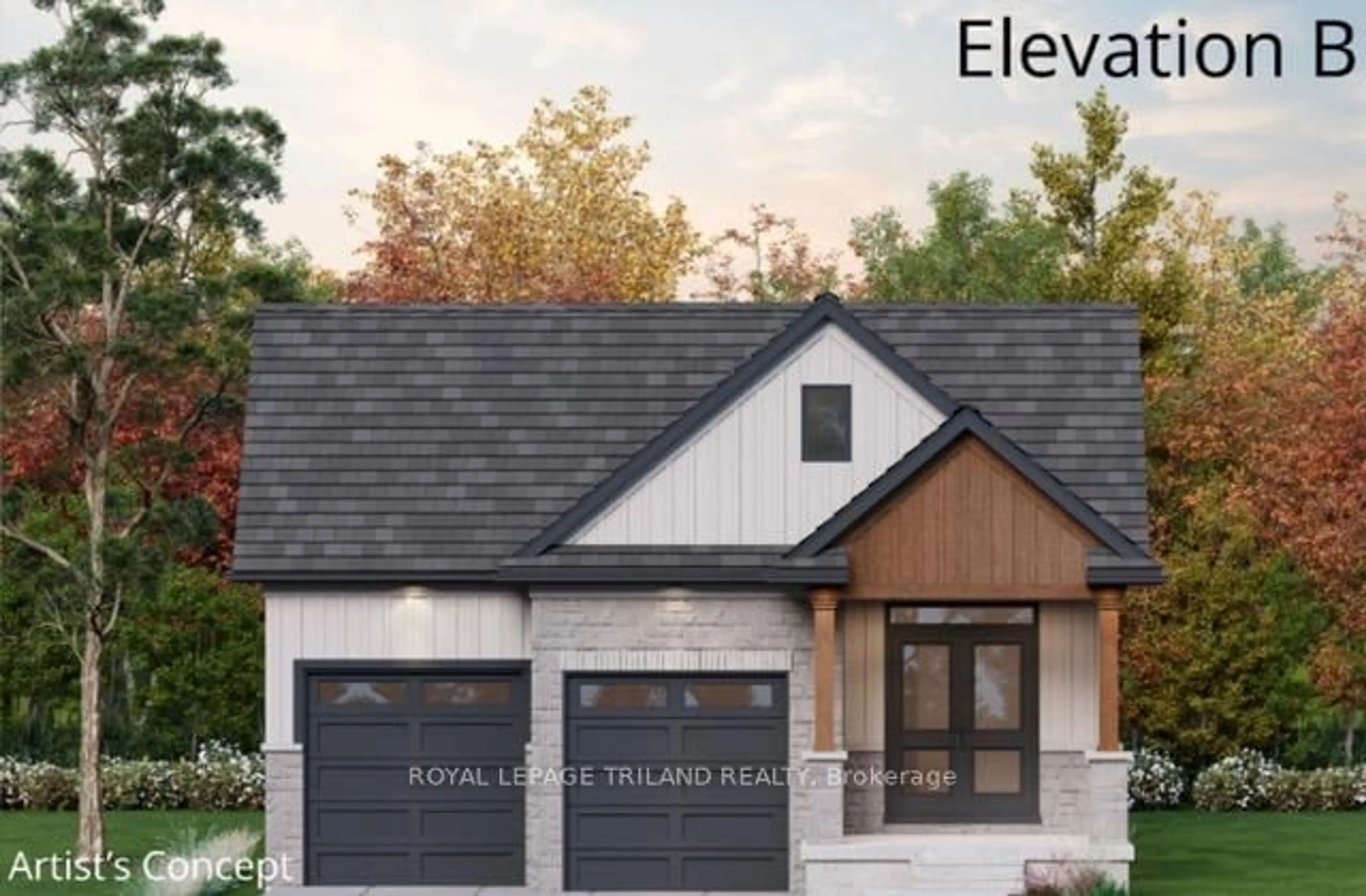 Home with brick exterior material, street for 6747 Heathwoods Ave, London South Ontario N6P 0M2