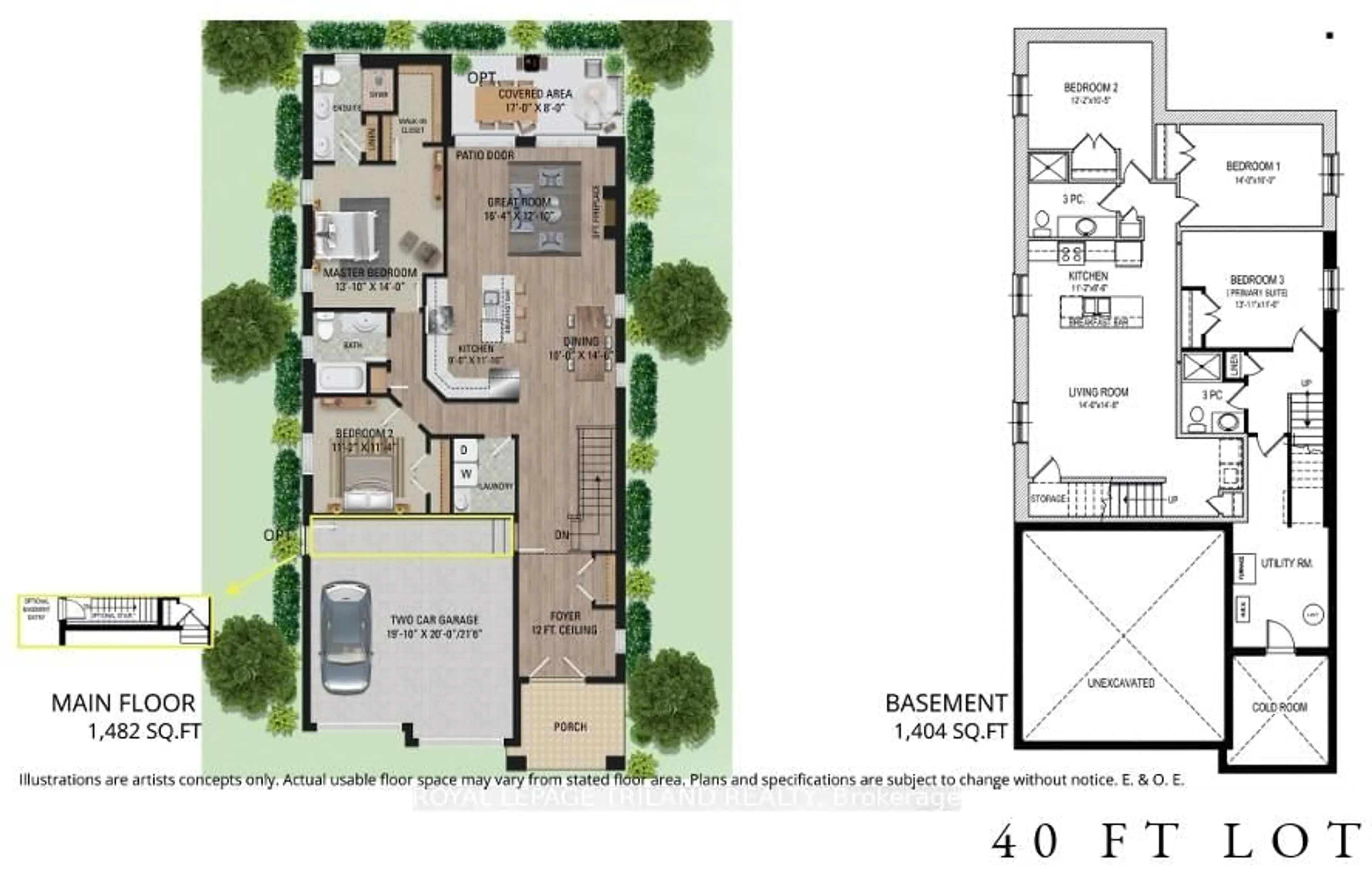 Floor plan for 6747 Heathwoods Ave, London South Ontario N6P 0M2