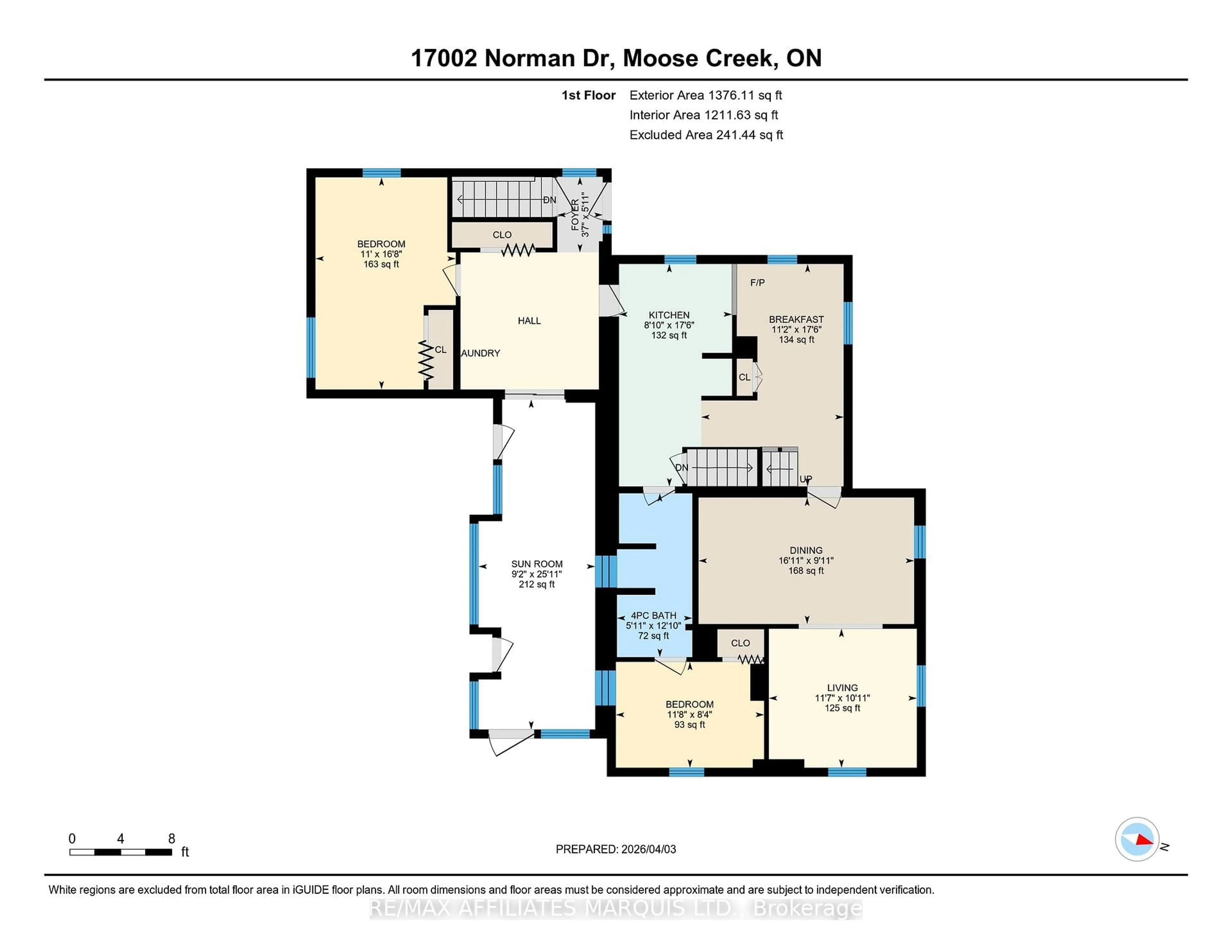 Floor plan for 17002 Norman Dr, North Stormont Ontario K0C 1W0