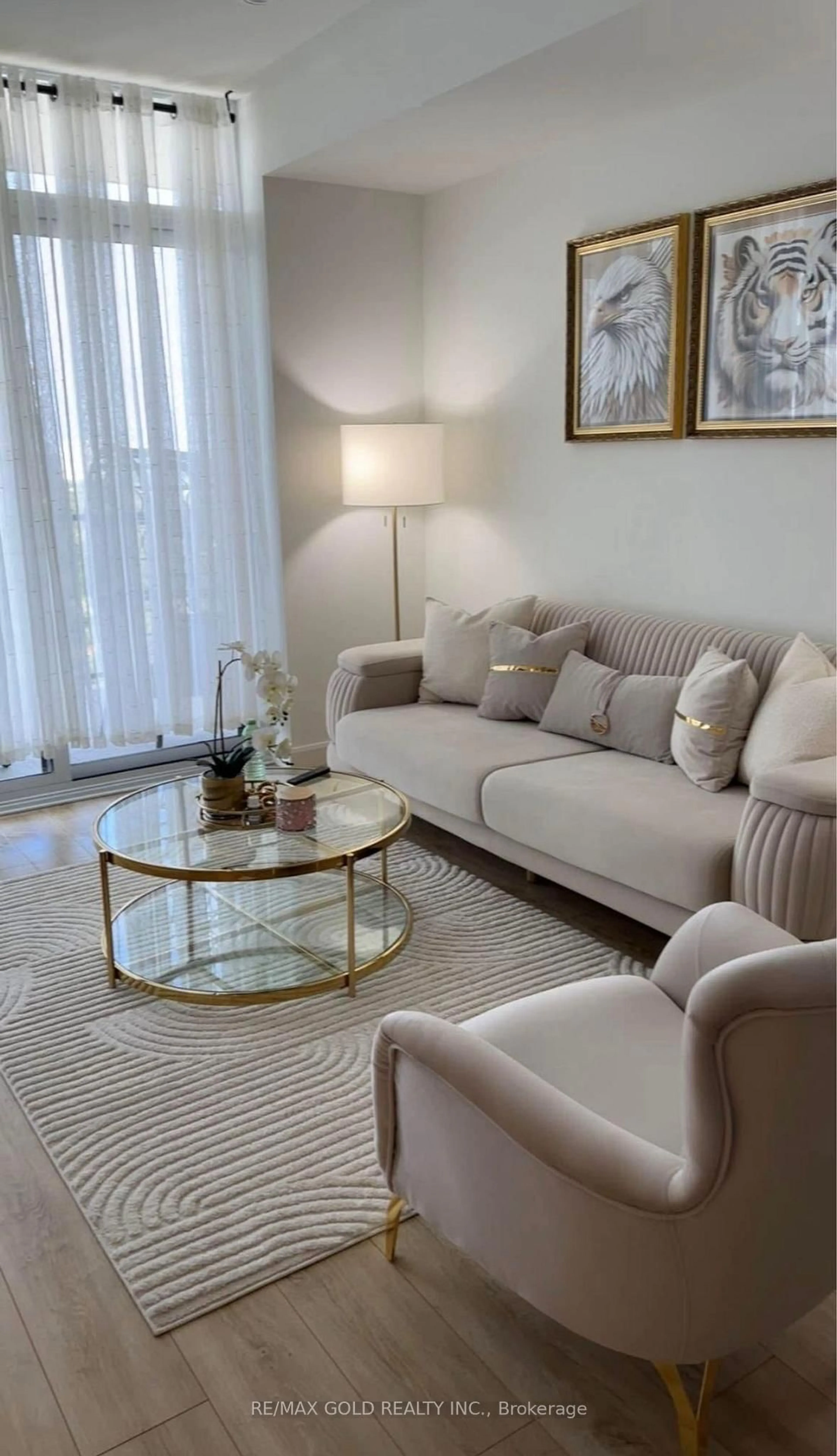 Living room with furniture, unknown for 741 King St #1302, Kitchener Ontario N2G 0E9