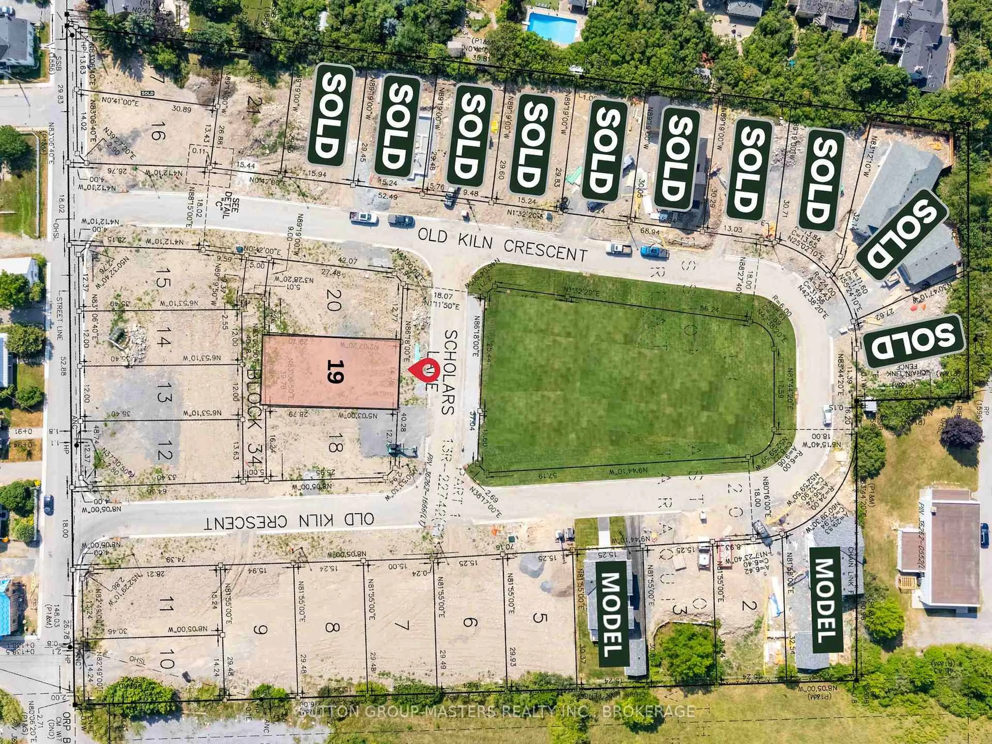 A pic from outside/outdoor area/front of a property/back of a property/a pic from drone, street for 195 Scholars Lane, Kingston Ontario K7K 0L7