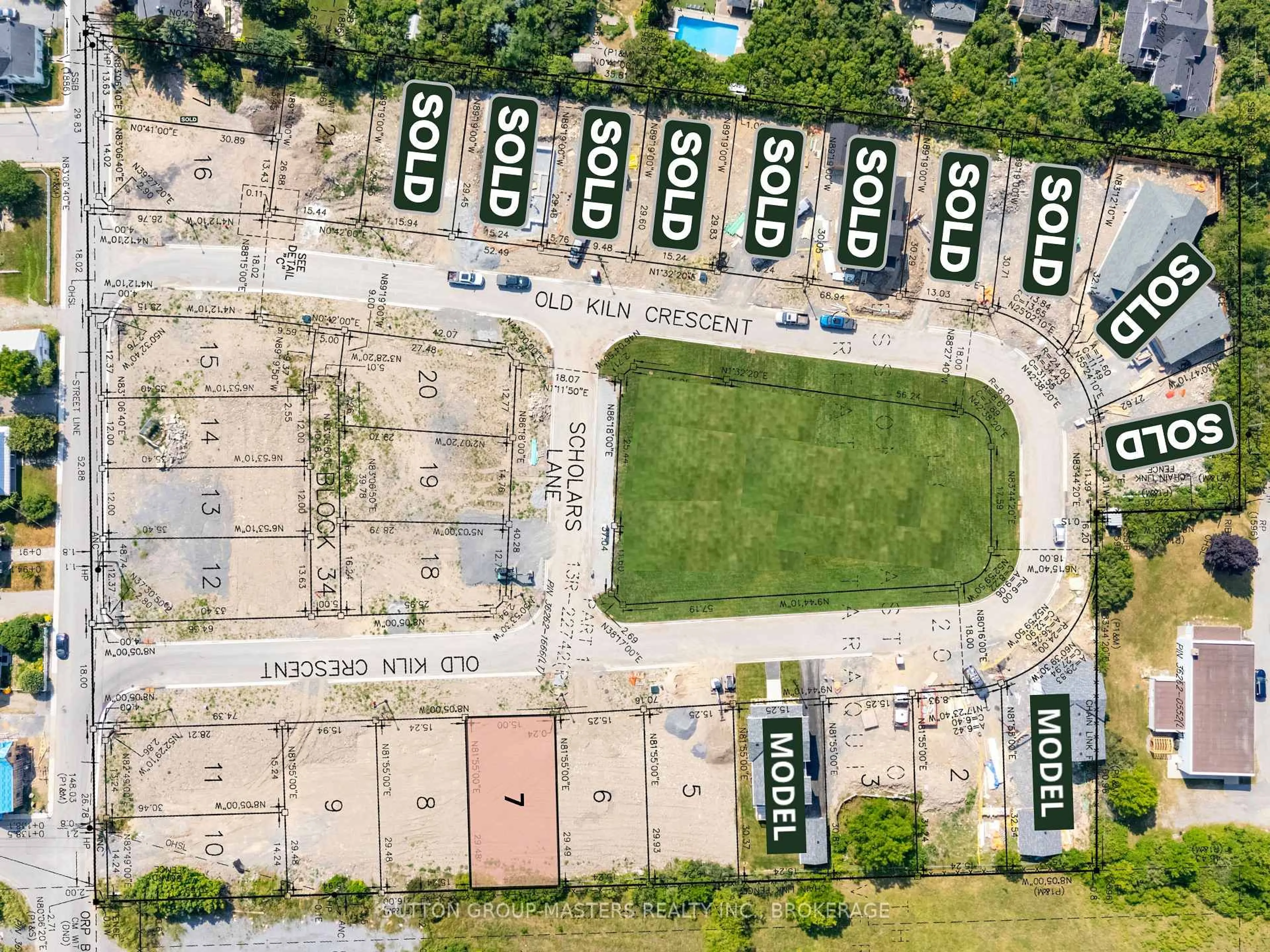 A pic from outside/outdoor area/front of a property/back of a property/a pic from drone, street for 288 Old Kiln Cres, Kingston Ontario K7K 0L7