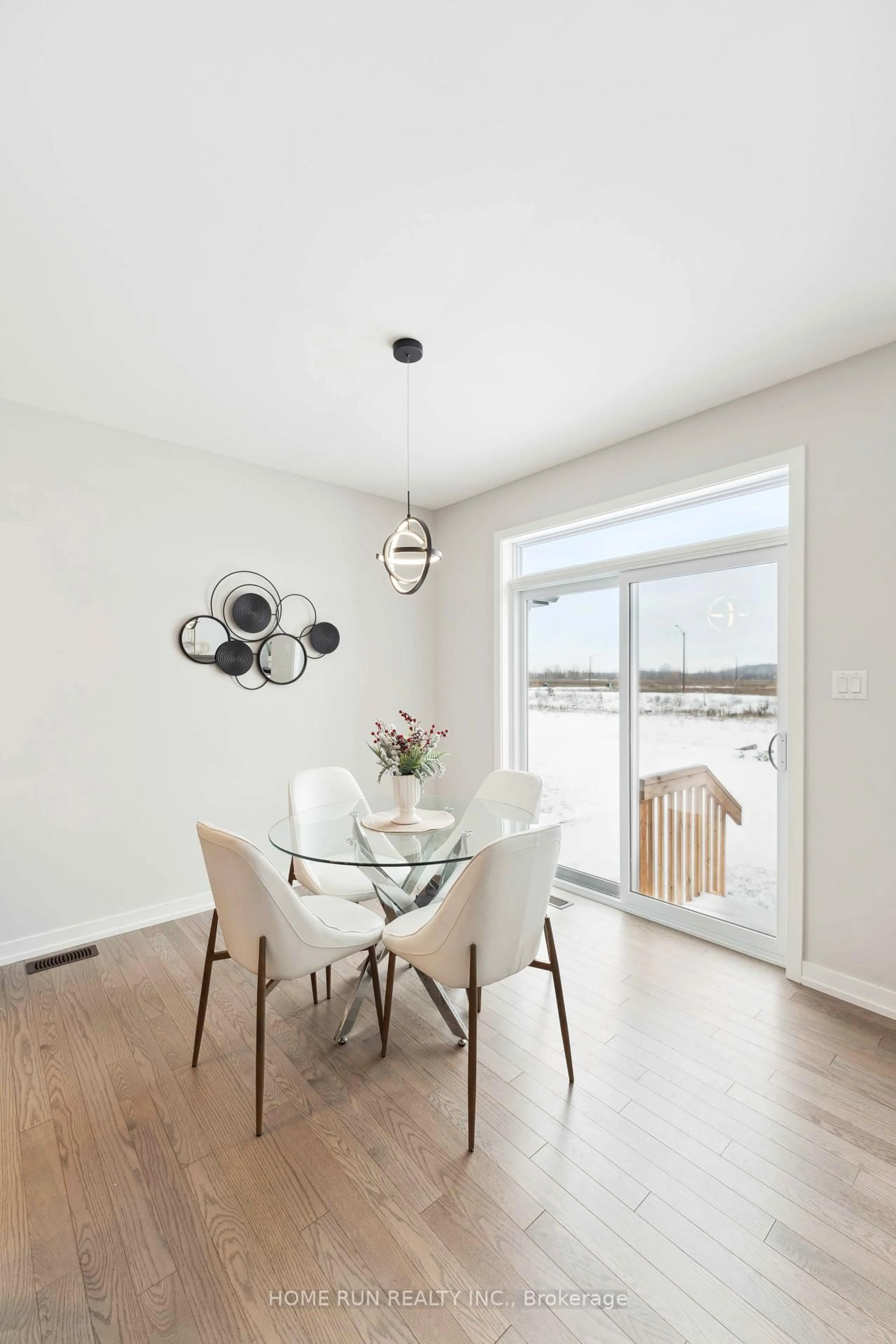 Dining room, wood/laminate floor for 1987 Acoustic Way, Ottawa Ontario K4M 0L6