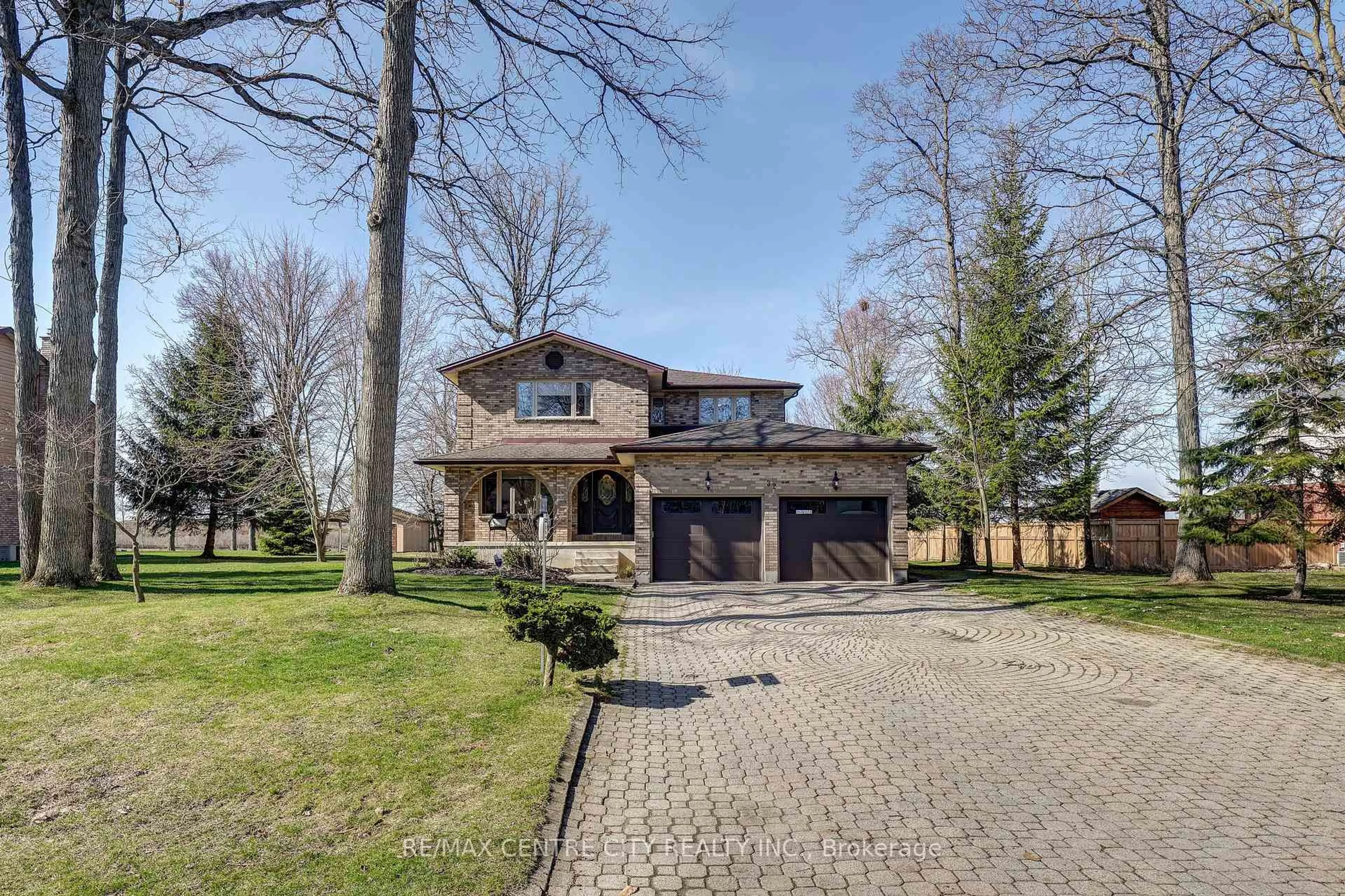 Home with brick exterior material, street for 39876 Shady Lane Cres, Southwold Ontario N5P 3T2