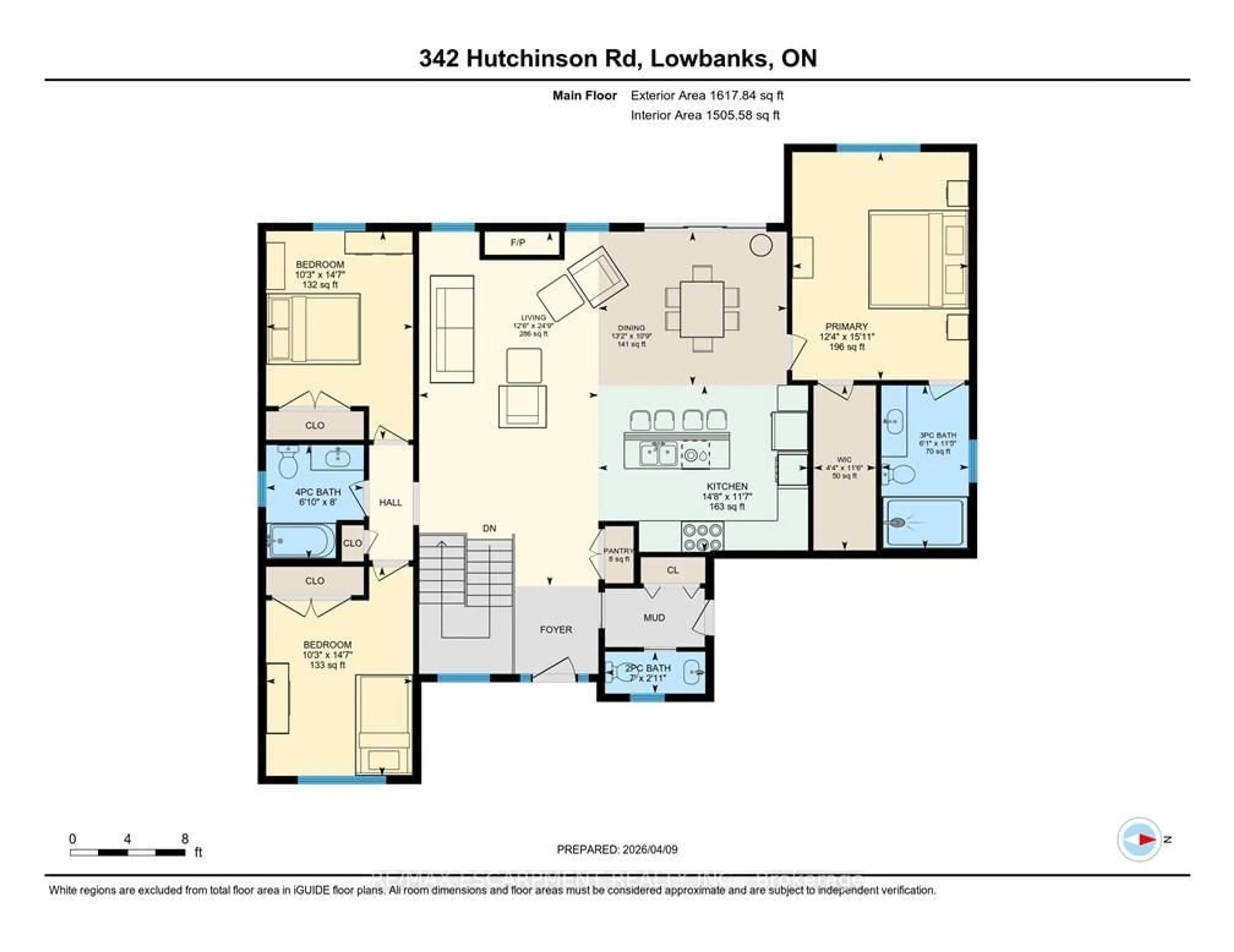 Floor plan for 342 Hutchinson Rd, Haldimand Ontario N0A 1K0