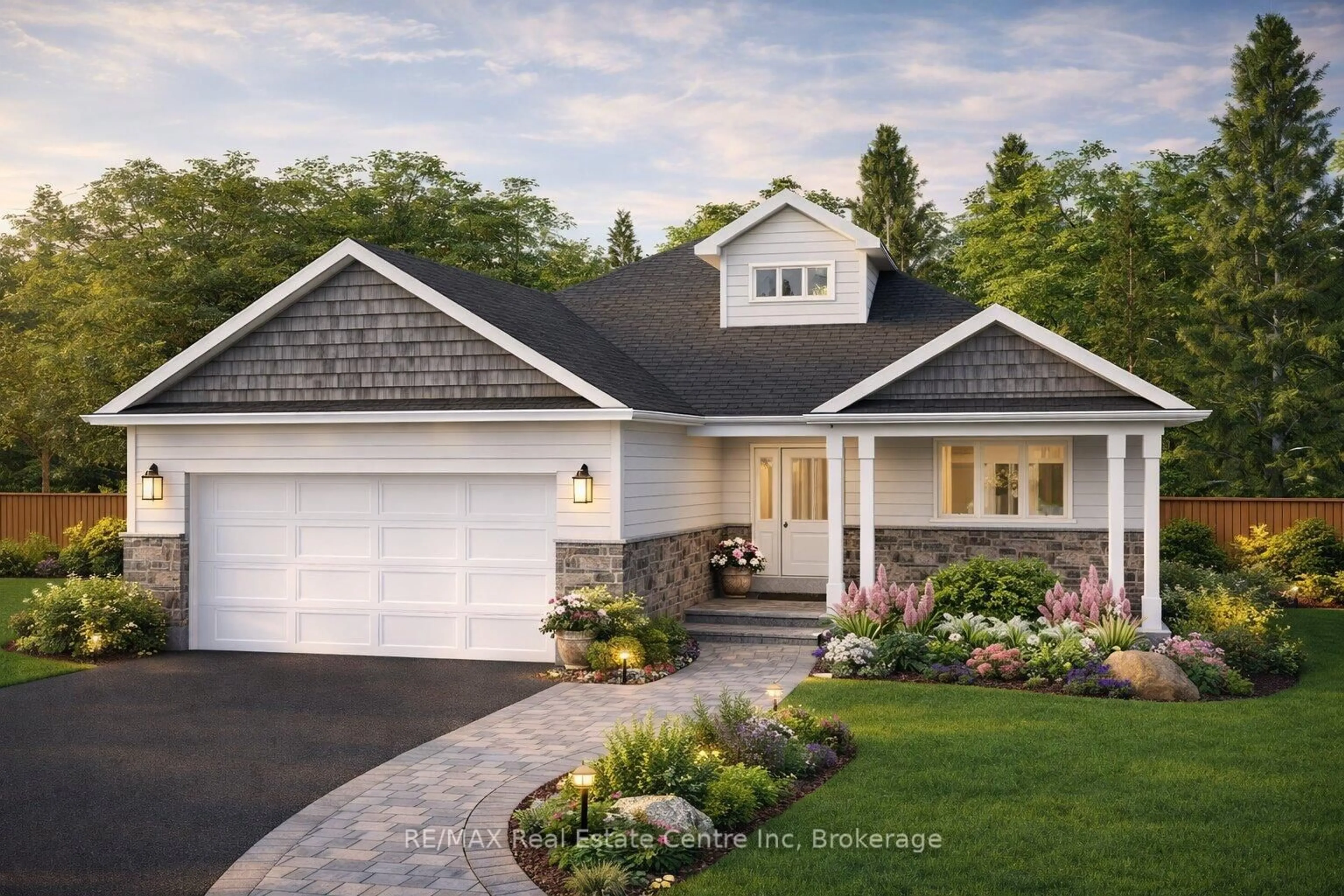 Home with vinyl exterior material, street for 222 Bridge Cres, Minto Ontario N0G 2P0