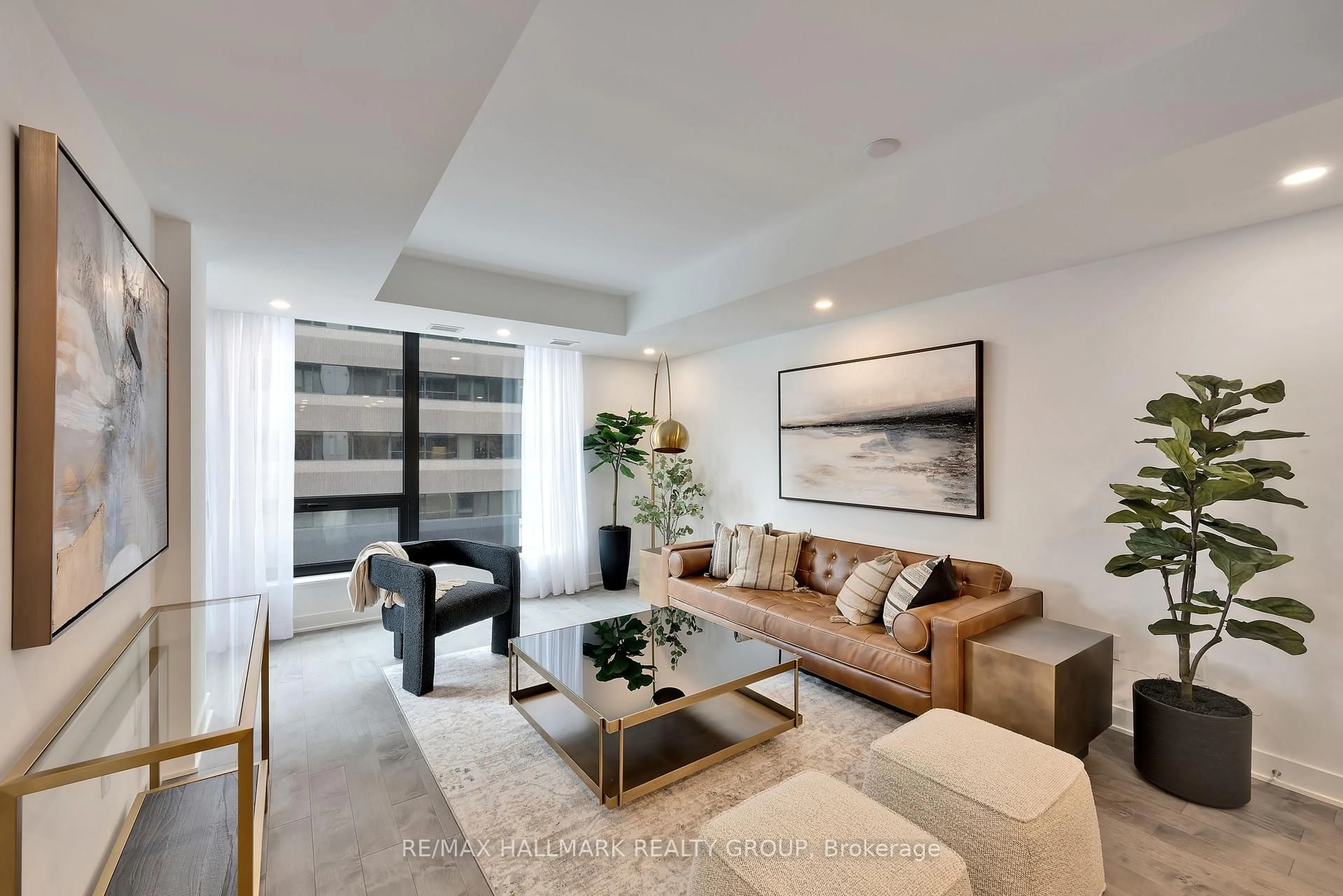 Living room with furniture, unknown for 340 Queen St #401, Ottawa Ontario K1R 0G1