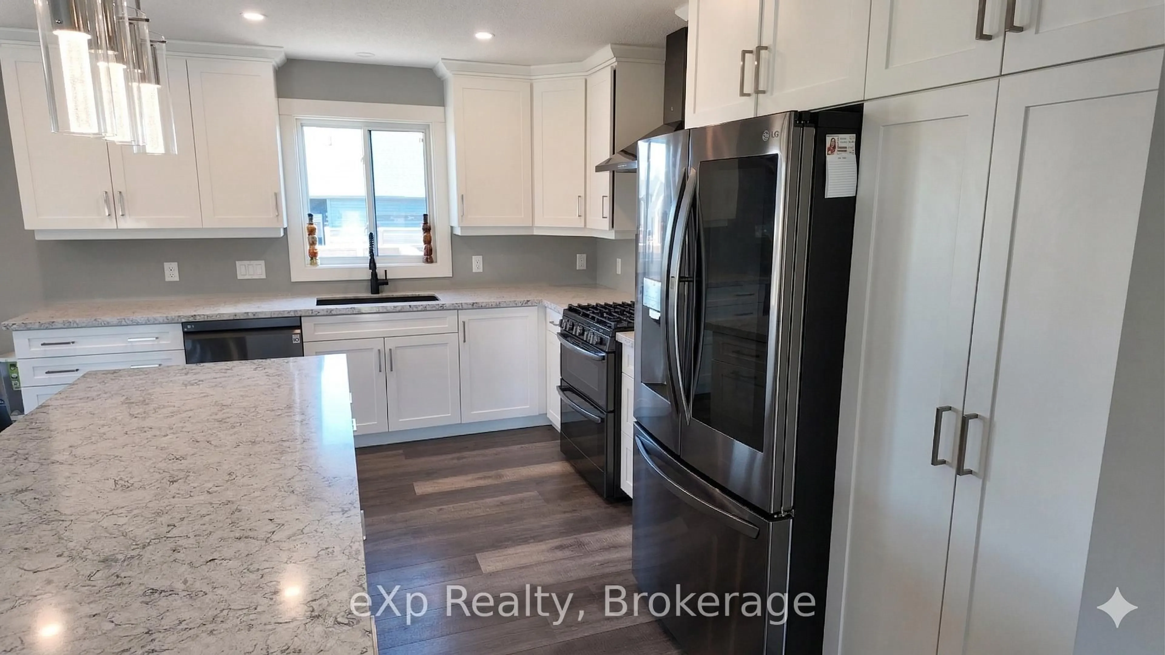 Open concept kitchen, ceramic/tile floor for 417 Buckby Lane, Saugeen Shores Ontario N0H 2C1