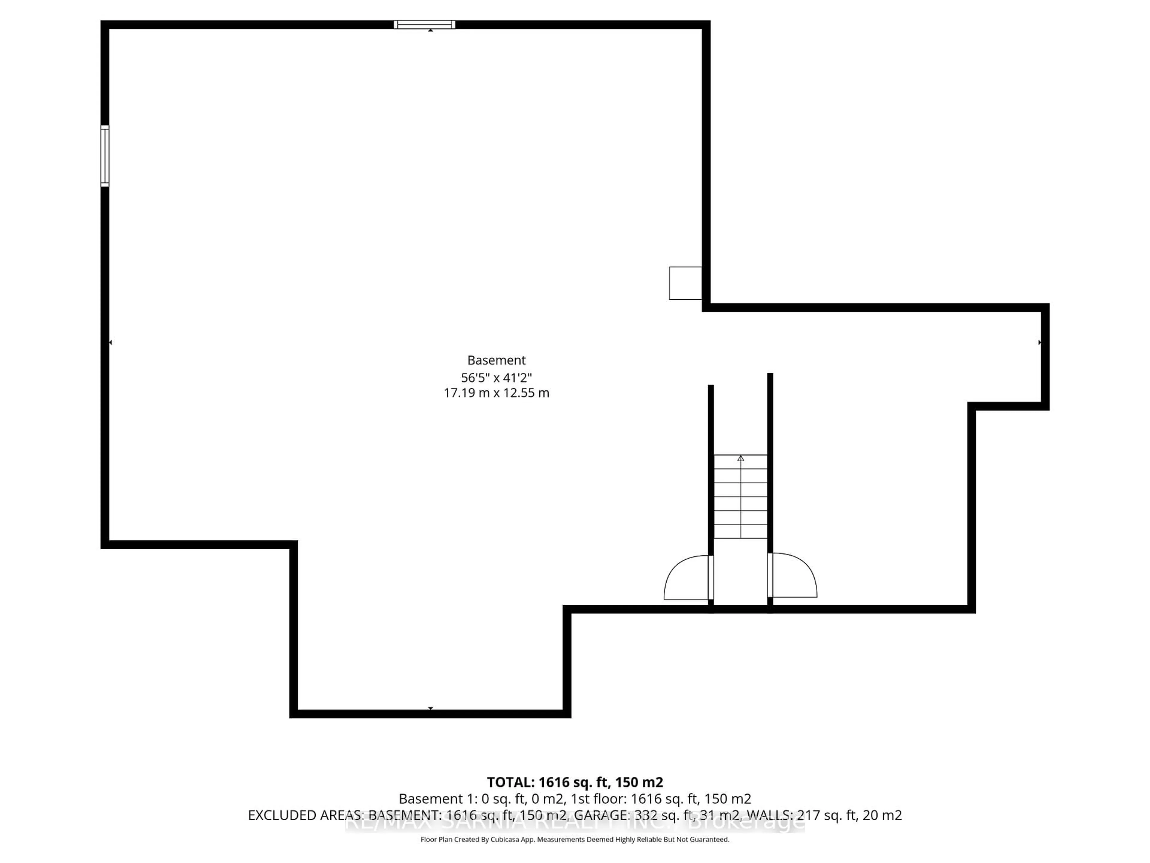 Floor plan for 7596 THOMAS St, Plympton-Wyoming Ontario N0N 1J0