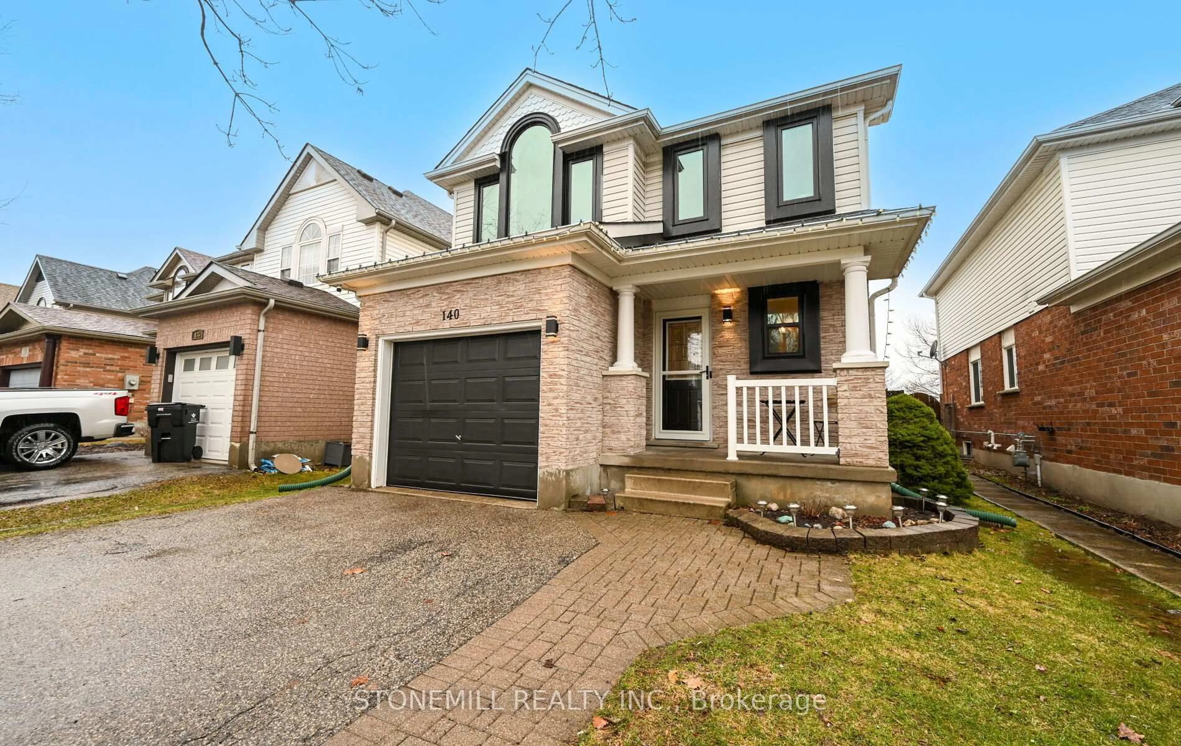 Home with brick exterior material, street for 140 Mcmeeken Dr, Cambridge Ontario N3C 4E7