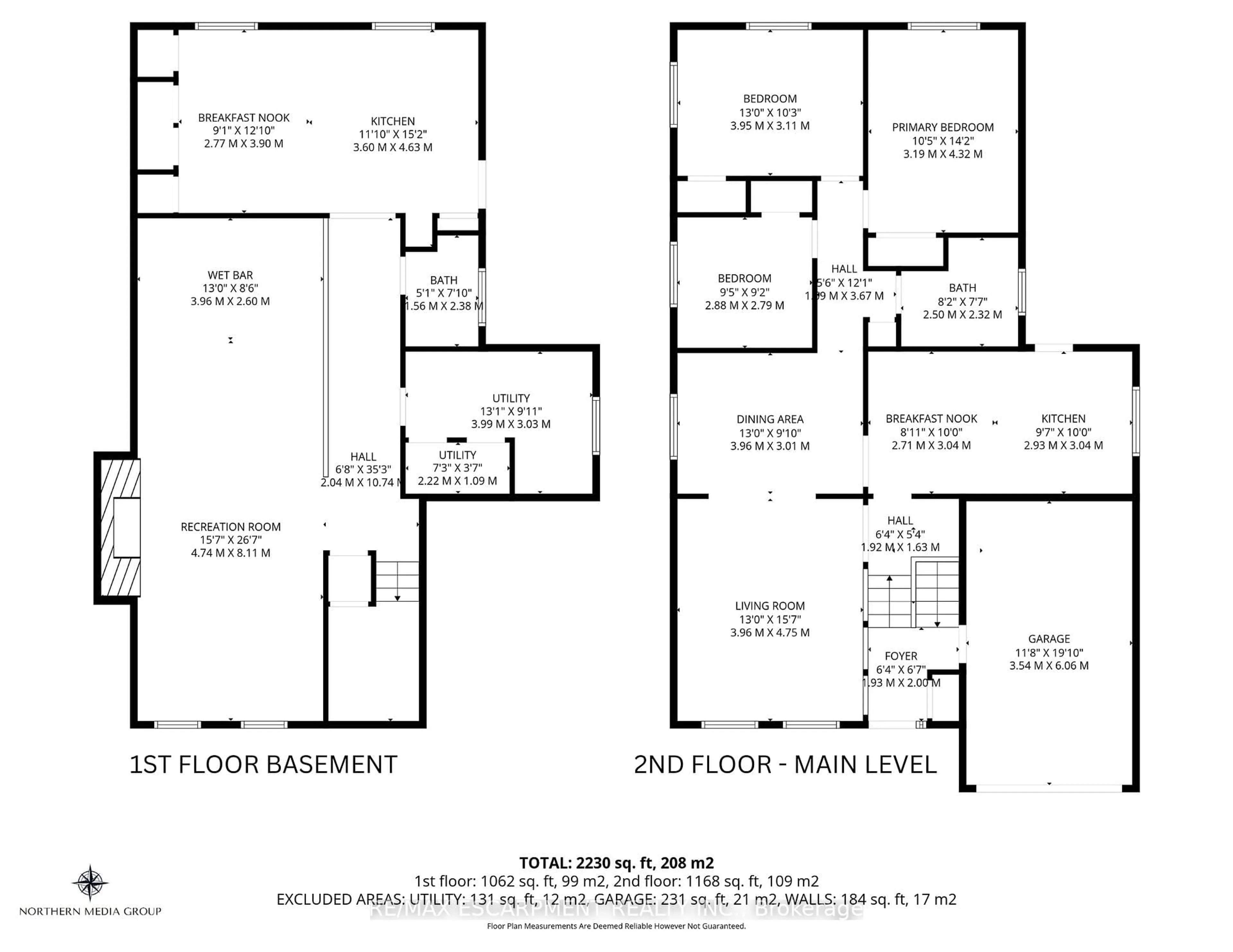 Floor plan for 11 Forest Hill Cres, Hamilton Ontario L8K 5V2