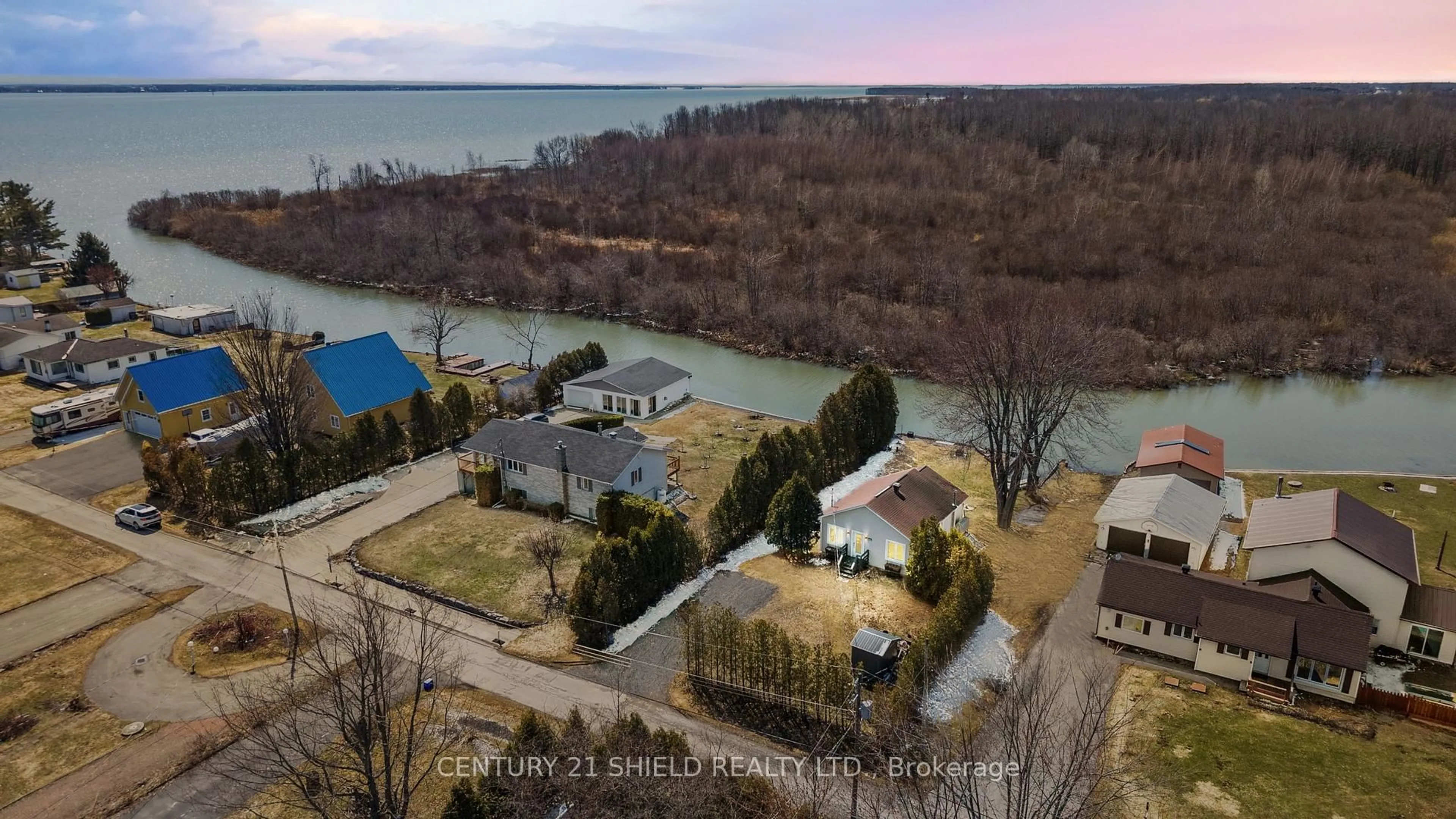A pic from outside/outdoor area/front of a property/back of a property/a pic from drone, water/lake/river/ocean view for 6220 164TH Ave, South Glengarry Ontario K0C 1E0