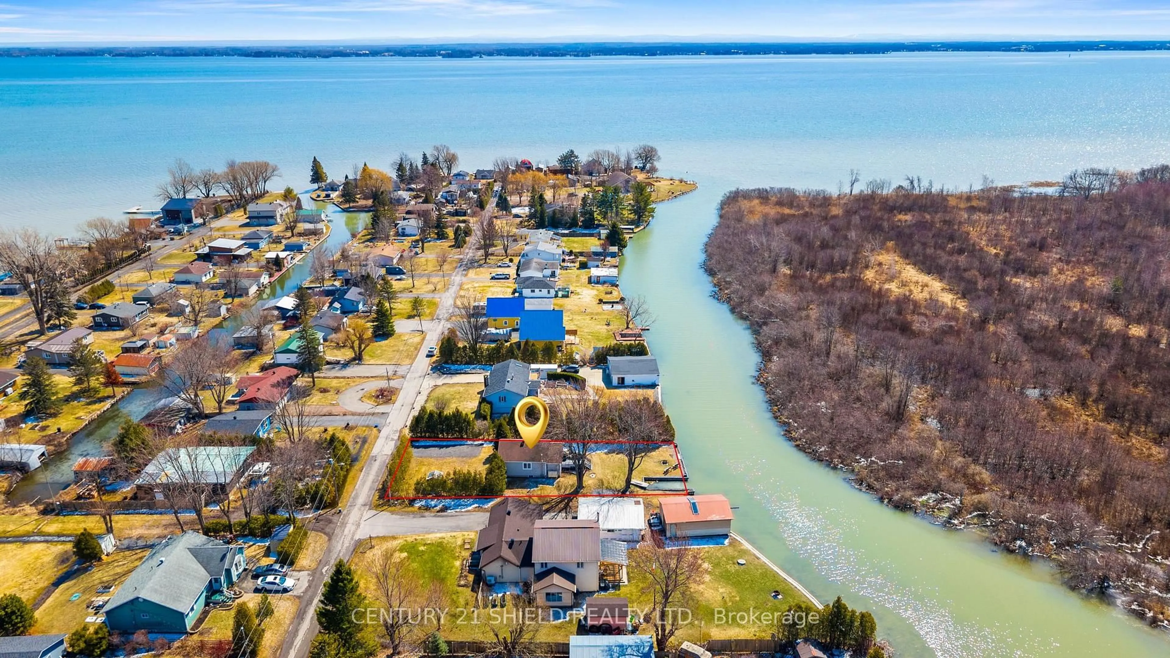 A pic from outside/outdoor area/front of a property/back of a property/a pic from drone, water/lake/river/ocean view for 6220 164TH Ave, South Glengarry Ontario K0C 1E0