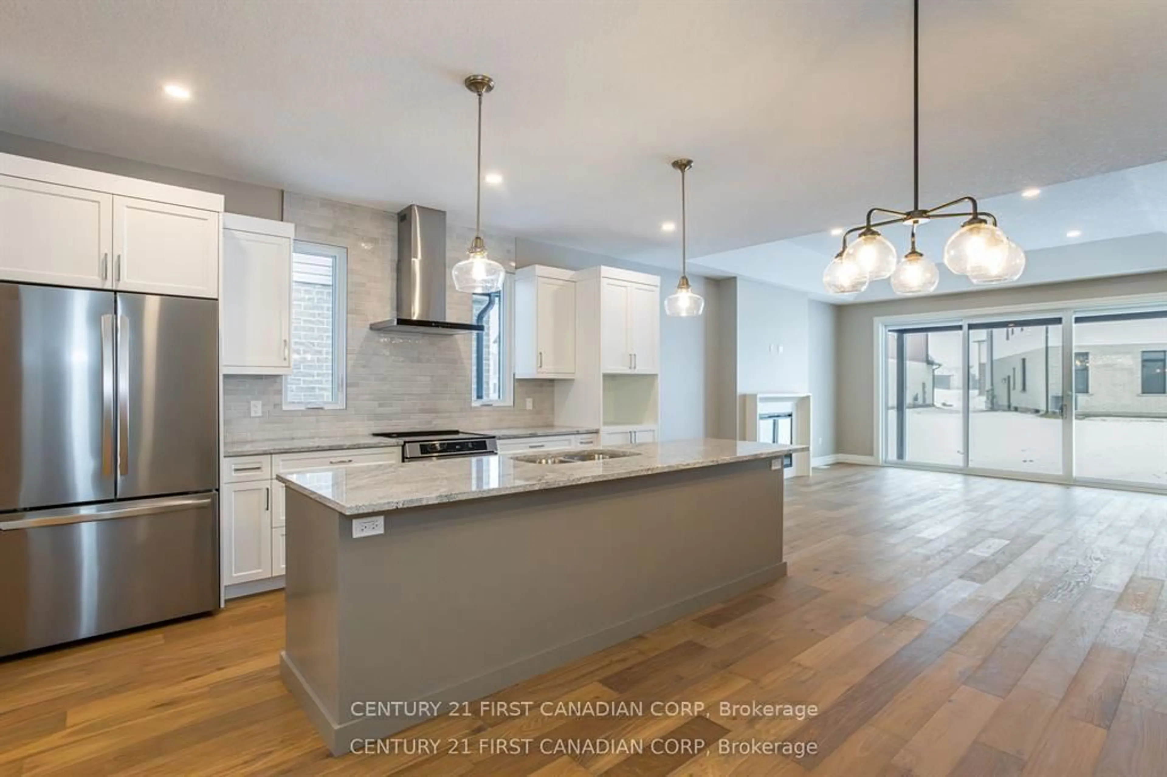 Open concept kitchen, unknown for LOT 105 DARWIN Cres, London South Ontario N6P 0J6