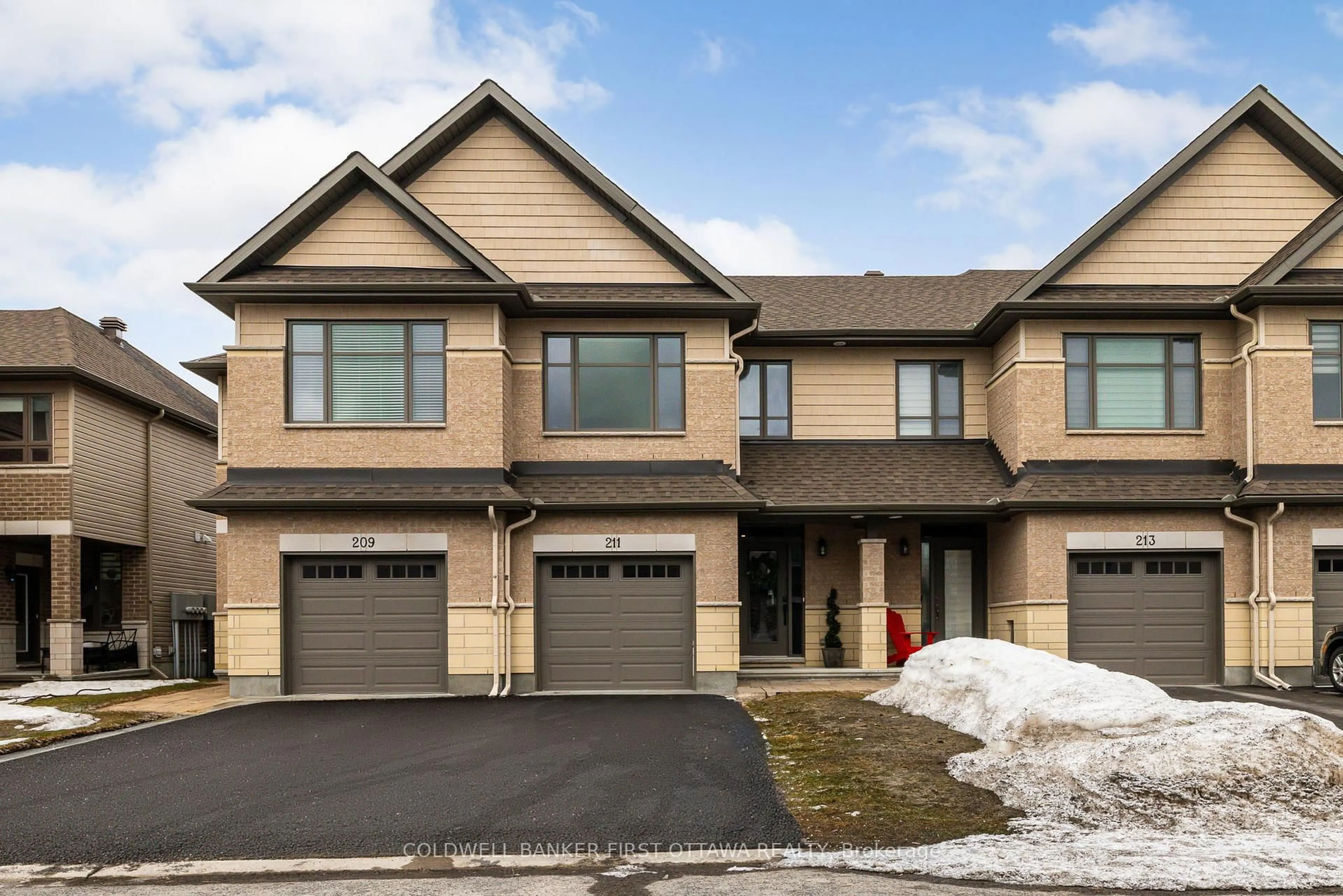 Home with brick exterior material, street for 211 PURCHASE Cres, Stittsville Ontario K2S 2L8