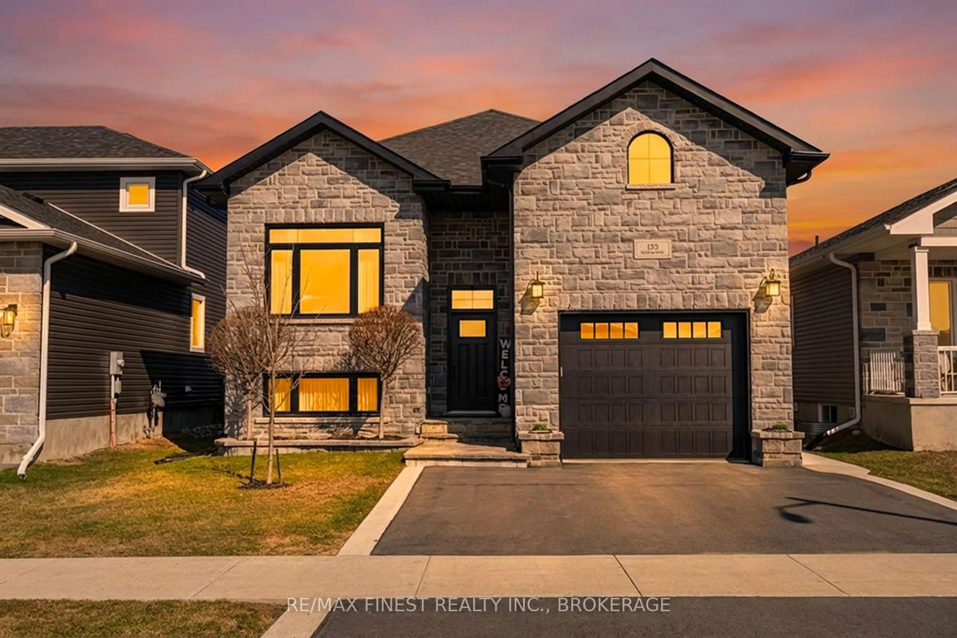 Home with brick exterior material, street for 133 Brennan Cres, Bissett Creek Ontario K0H 2H0