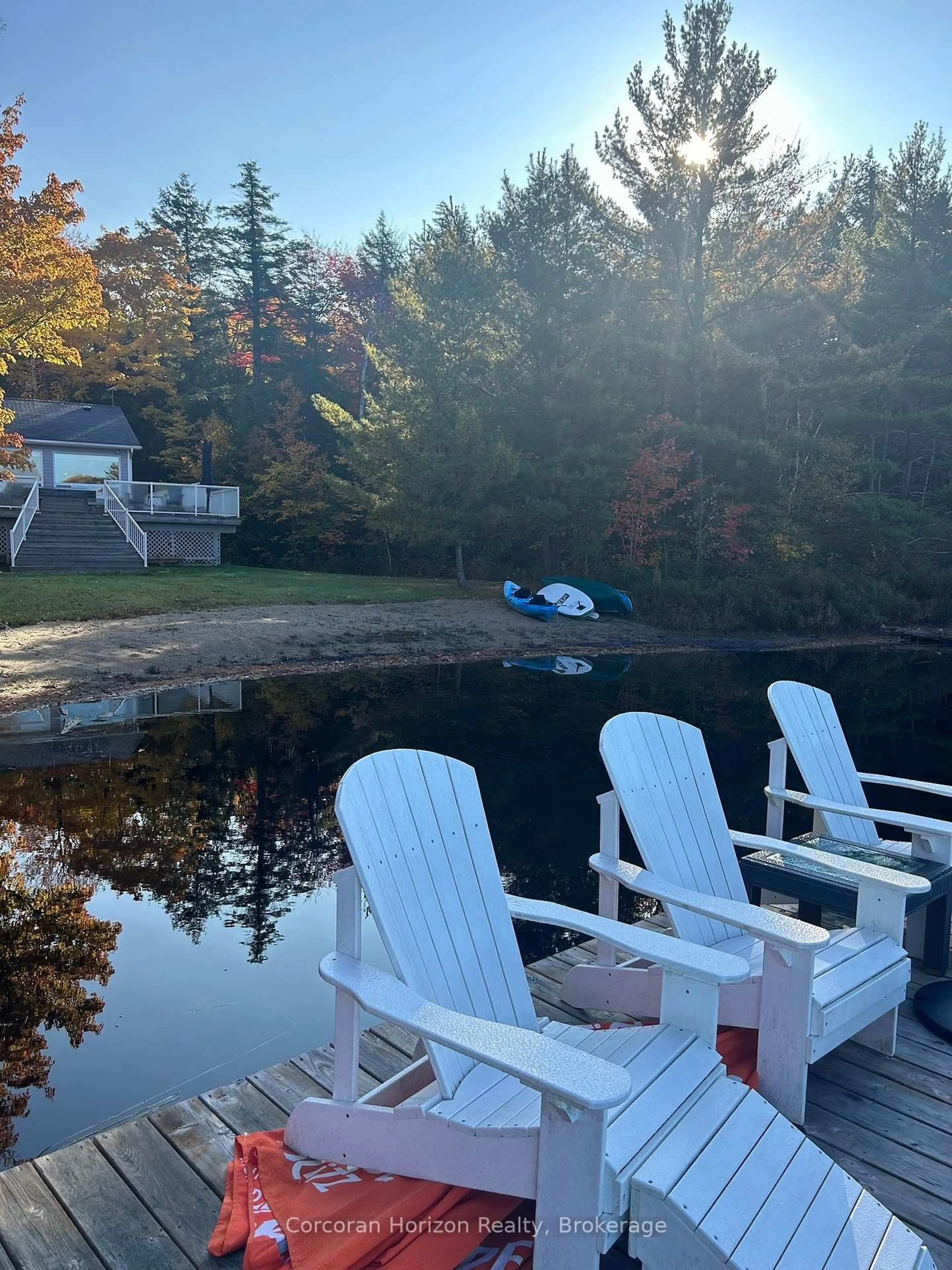 Patio, water/lake/river/ocean view for 1021 Hesners Lake Rd #10, Muskoka Lakes Ontario P0C 1A0