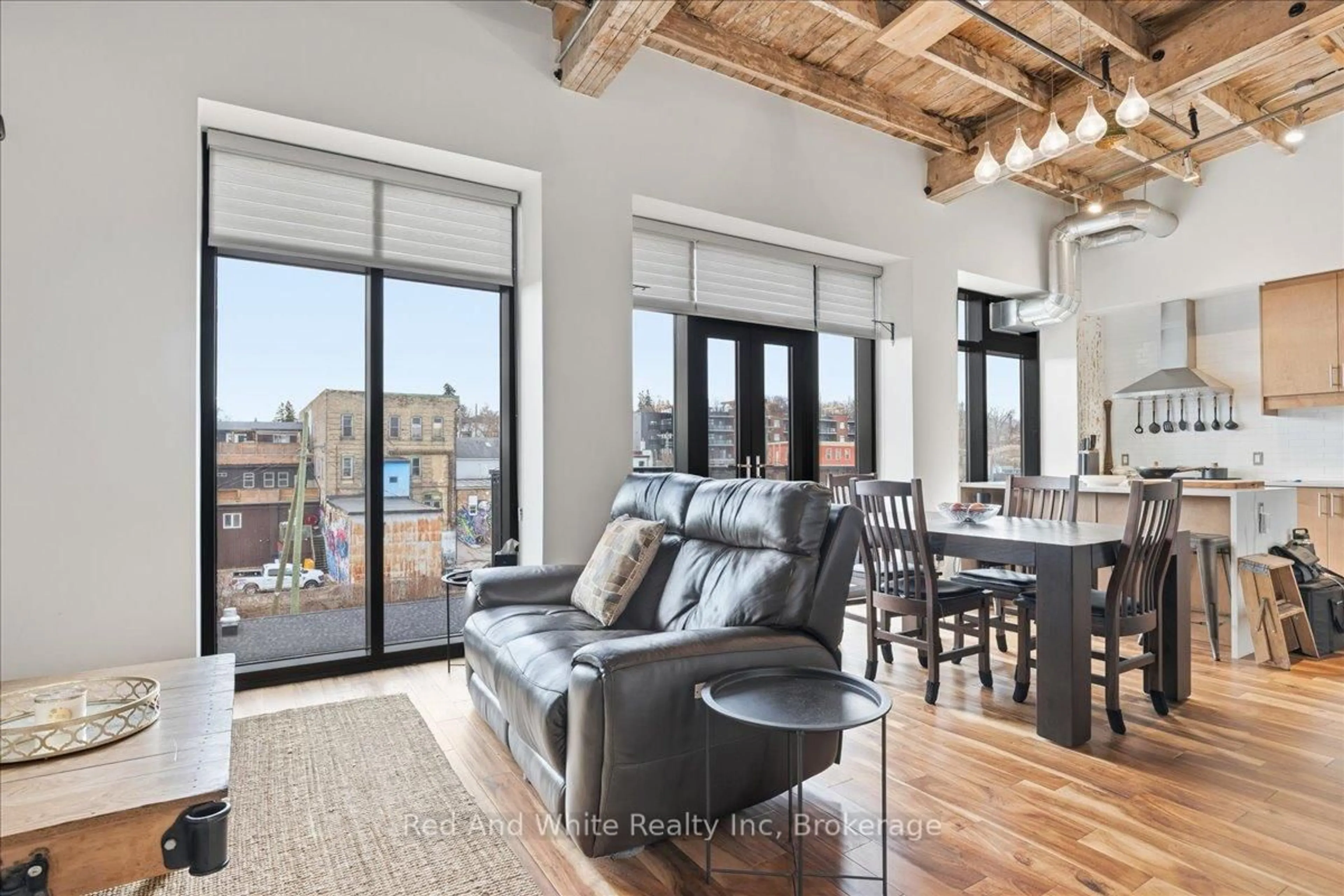 Living room with furniture, unknown for 19 Guelph Ave #401, Cambridge Ontario N3C 1A2