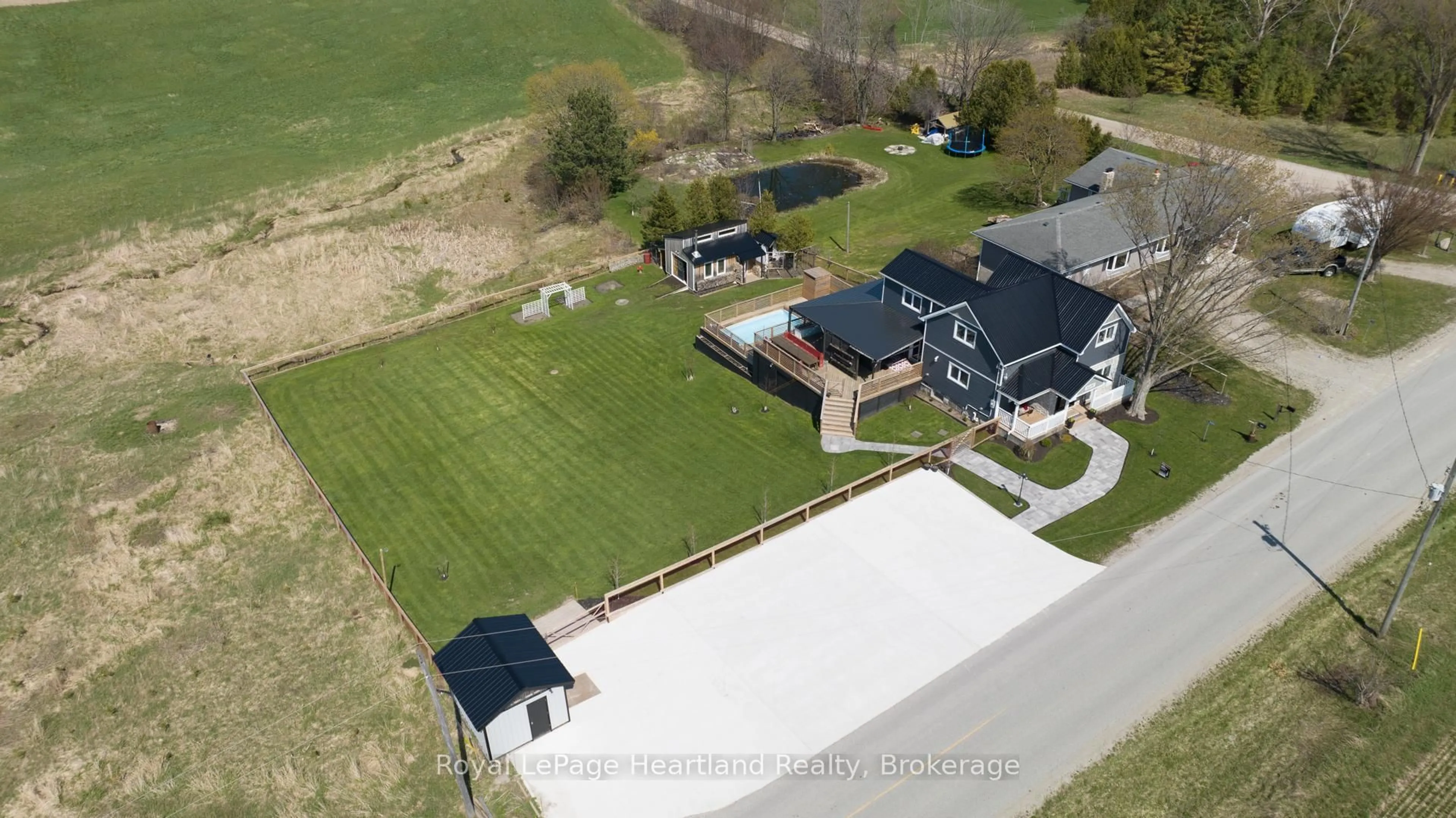 A pic from outside/outdoor area/front of a property/back of a property/a pic from drone, unknown for 36090 BELFAST Rd, Ashfield-Colborne-Wawanosh Ontario N0G 2H0