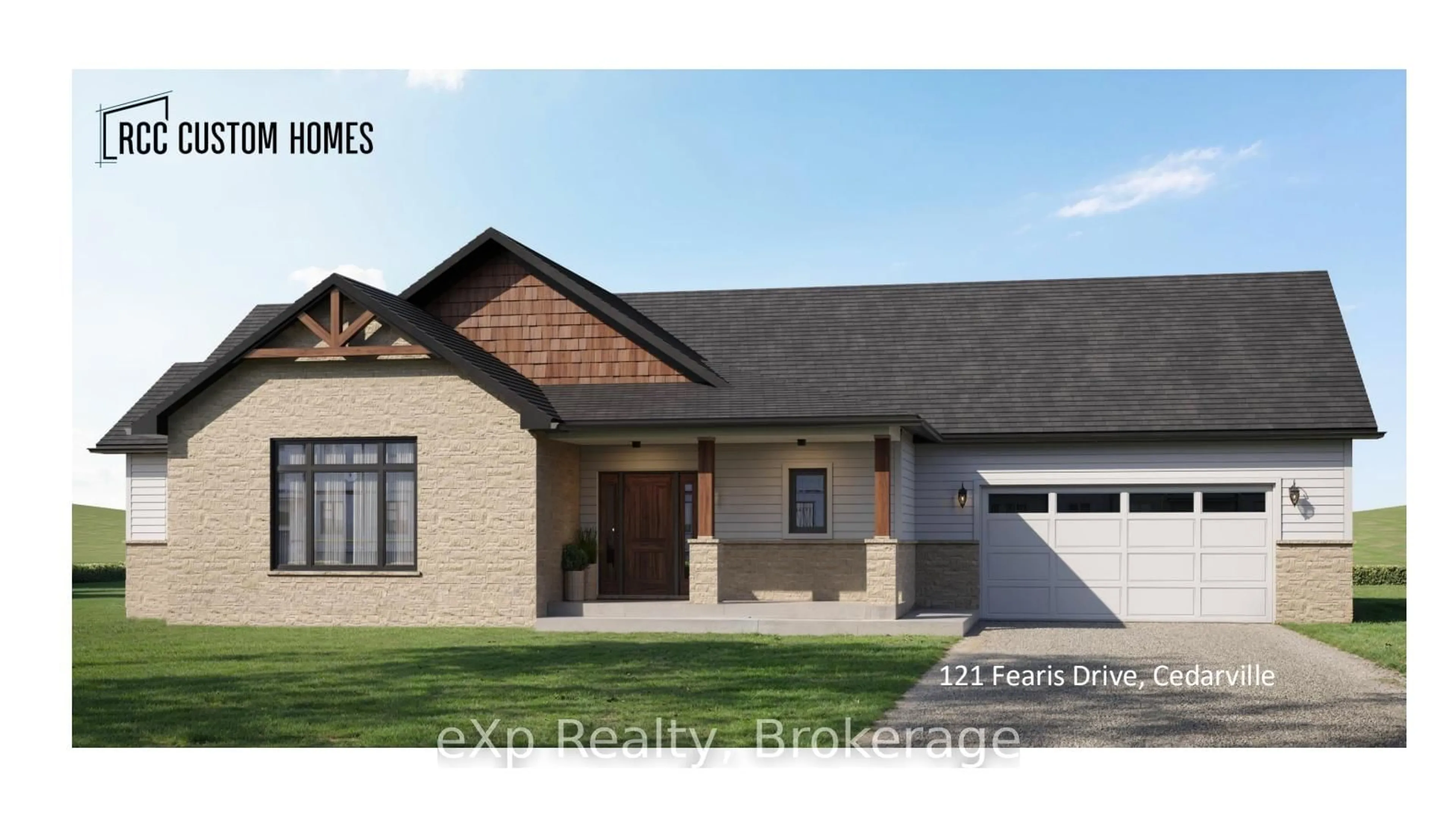 Home with brick exterior material, street for 121 Feairs Dr, Southgate Ontario N0G 1N0