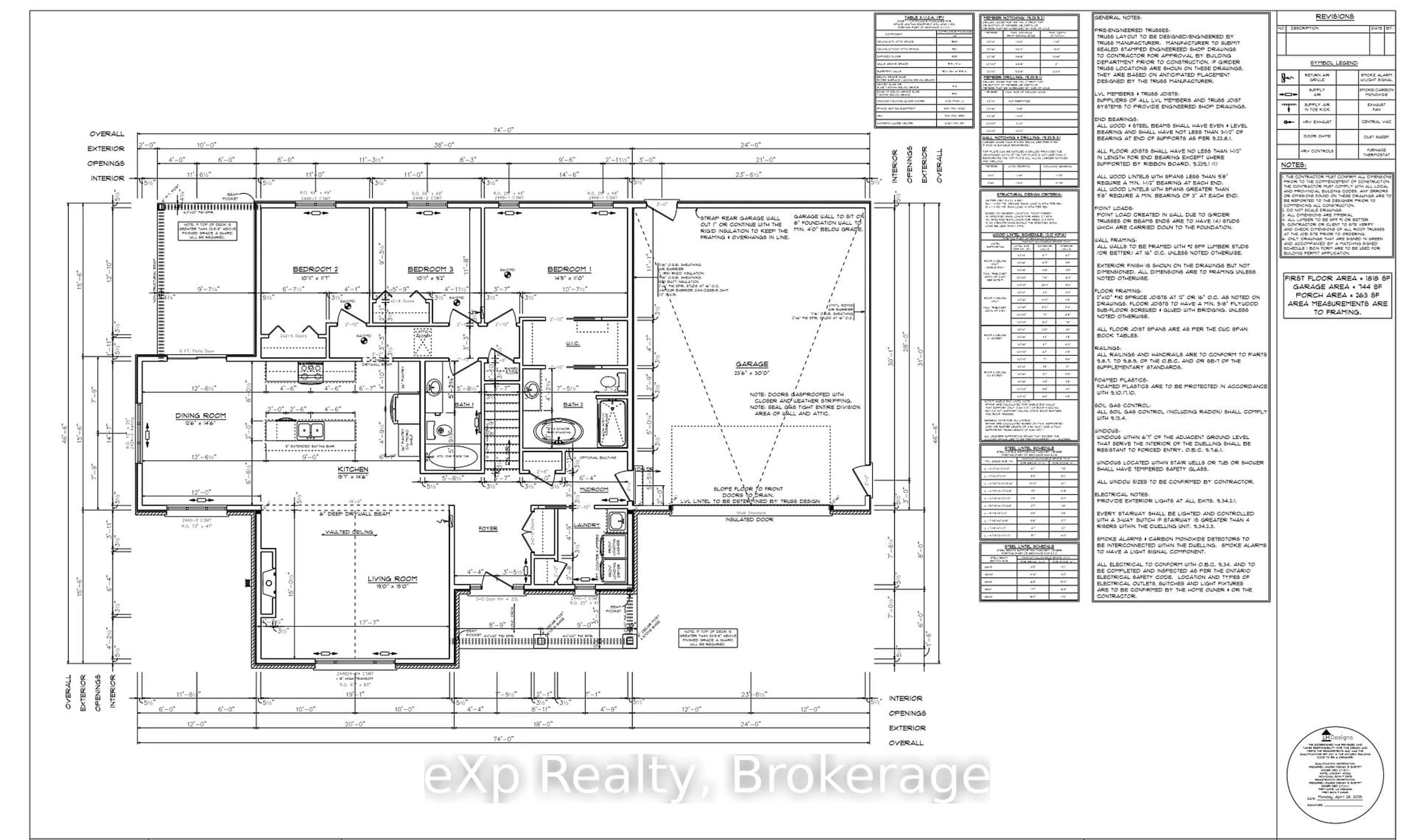 Floor plan for 121 Feairs Dr, Southgate Ontario N0G 1N0