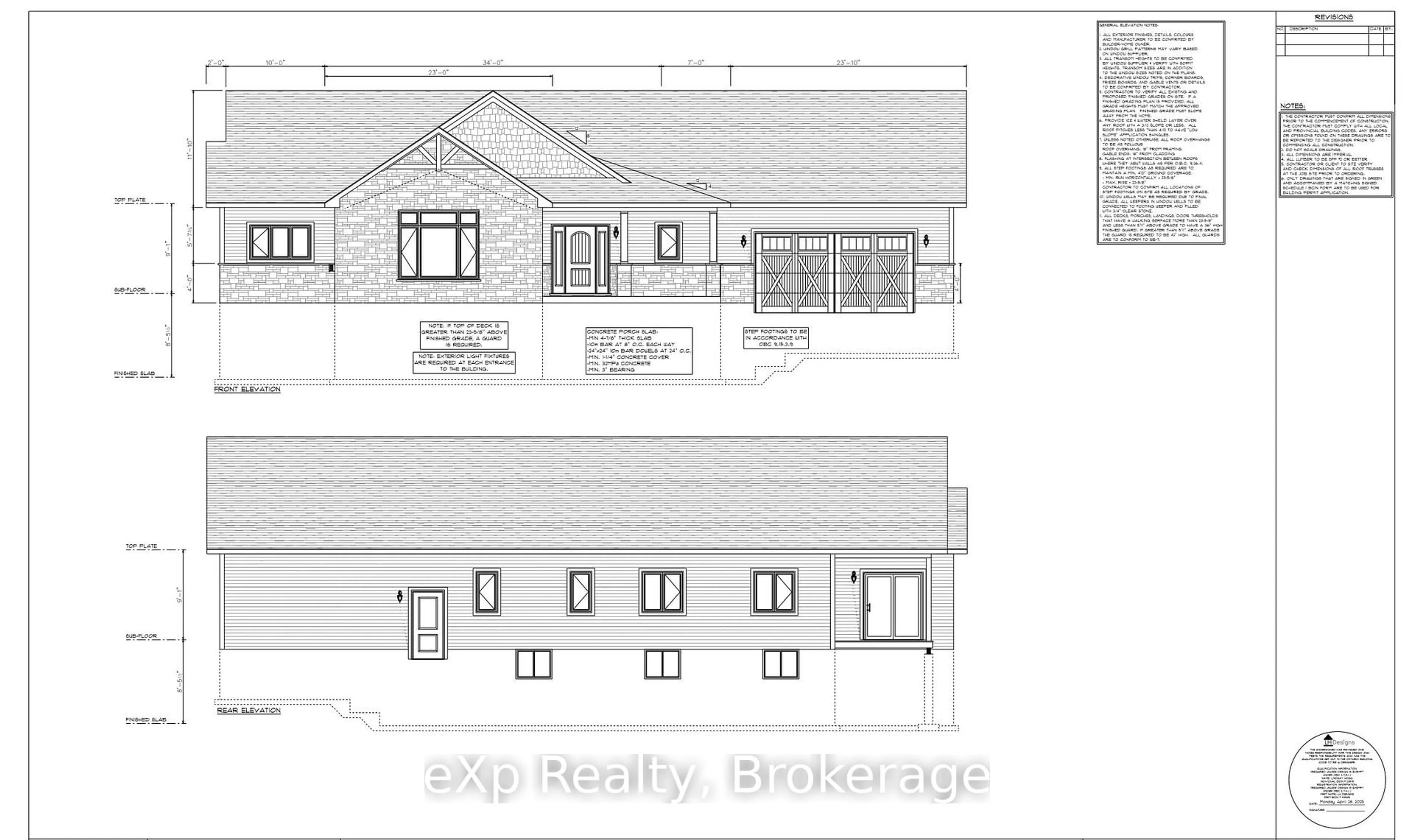 Floor plan for 121 Feairs Dr, Southgate Ontario N0G 1N0