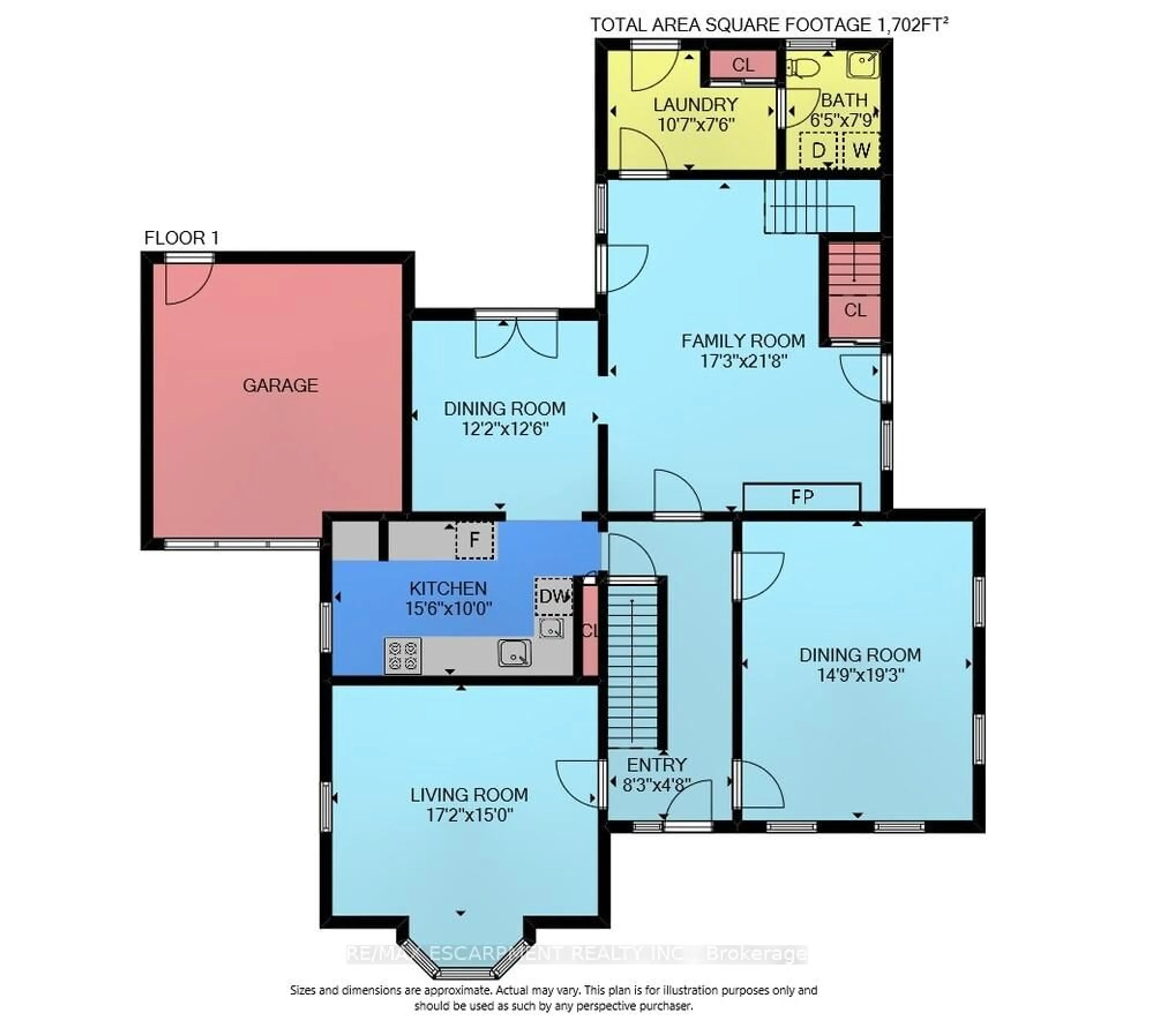 Floor plan for 141 Mount Albion Rd, Hamilton Ontario L8K 5S7