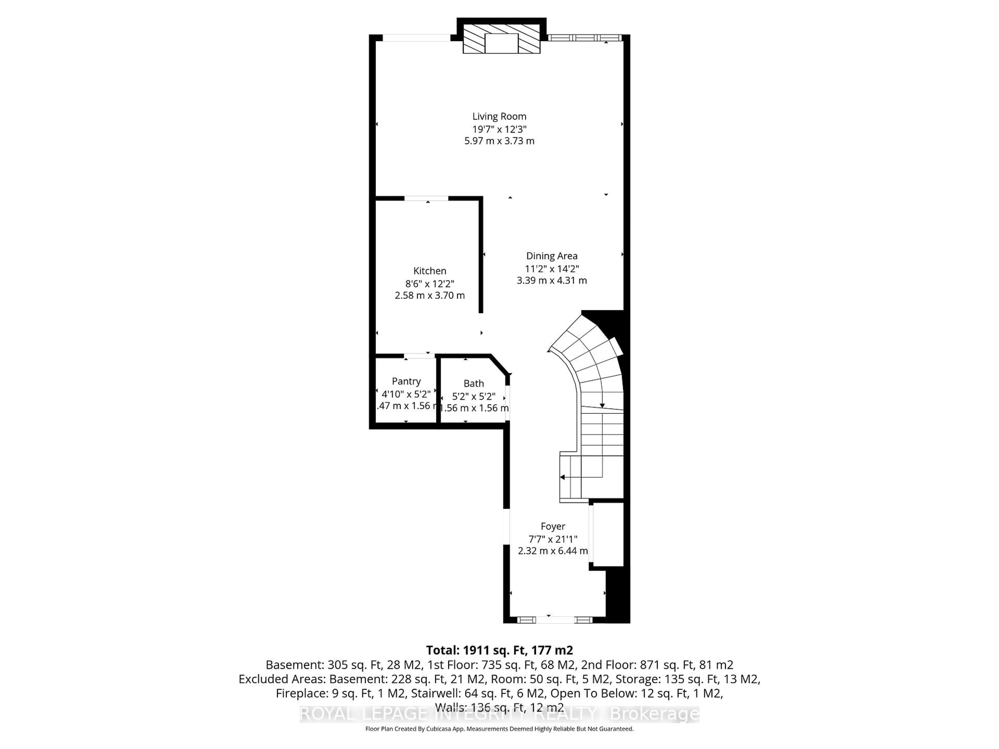 Floor plan for 1036 Marconi Ave, Kanata Ontario K2W 0C8