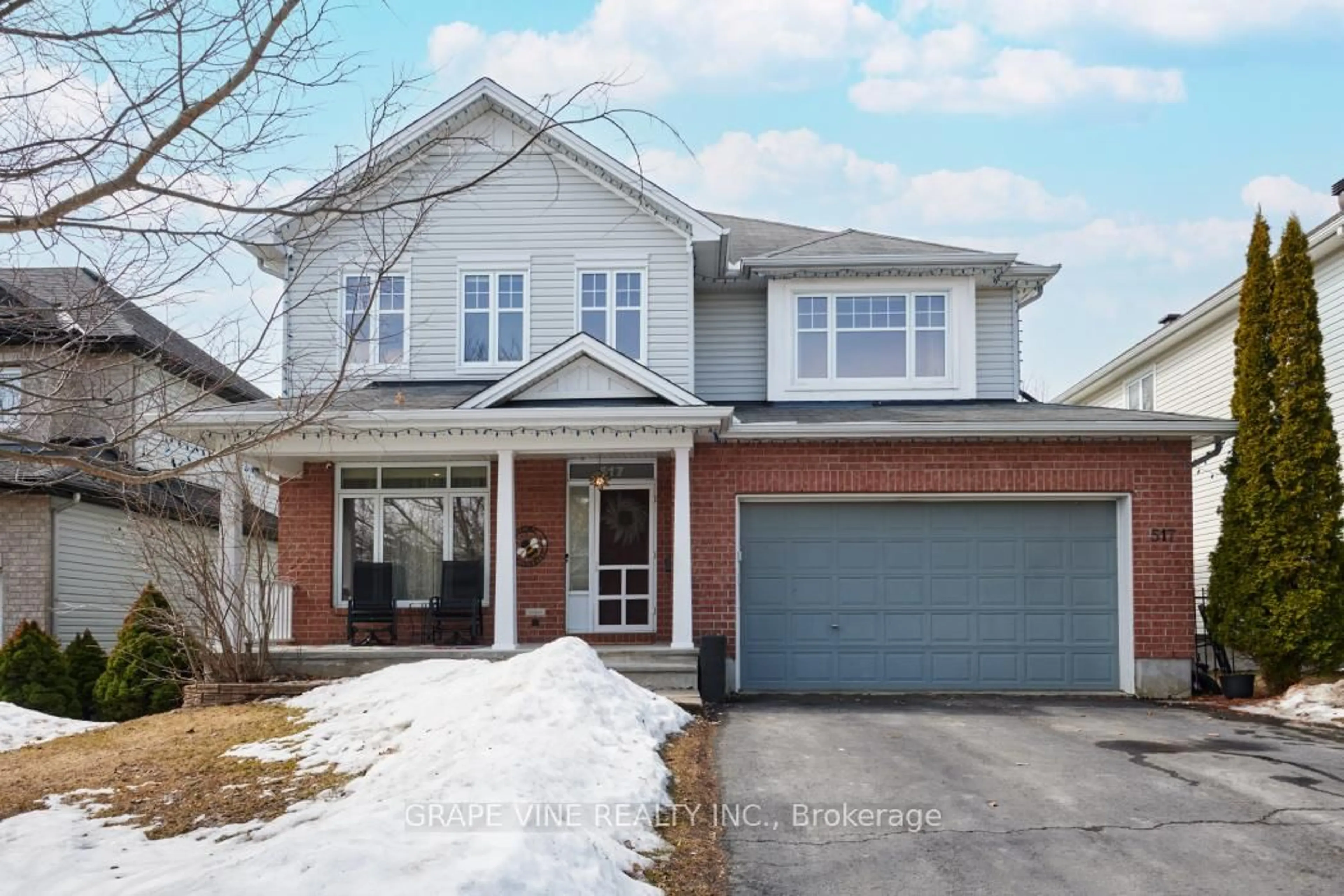 Home with brick exterior material, street for 517 Overland Dr, Ottawa Ontario K2S 0C2