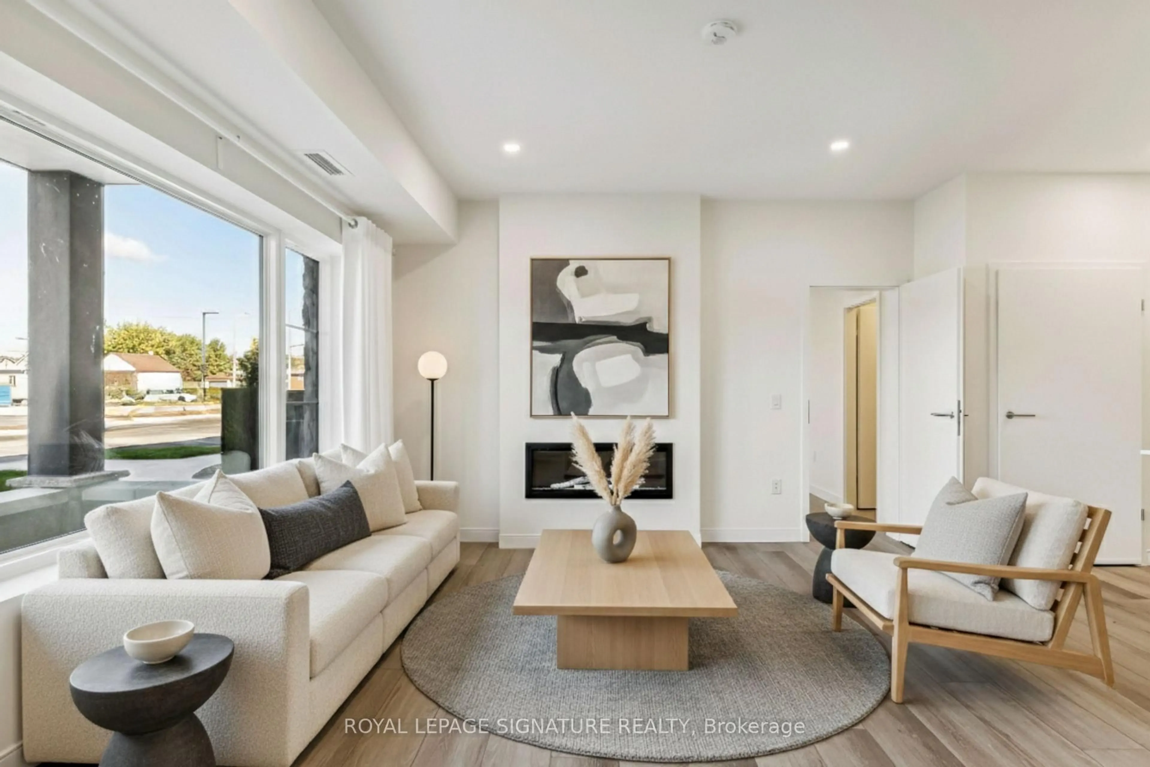 Living room with furniture, unknown for 123 Lincoln St #106, Welland Ontario L3C 5J7