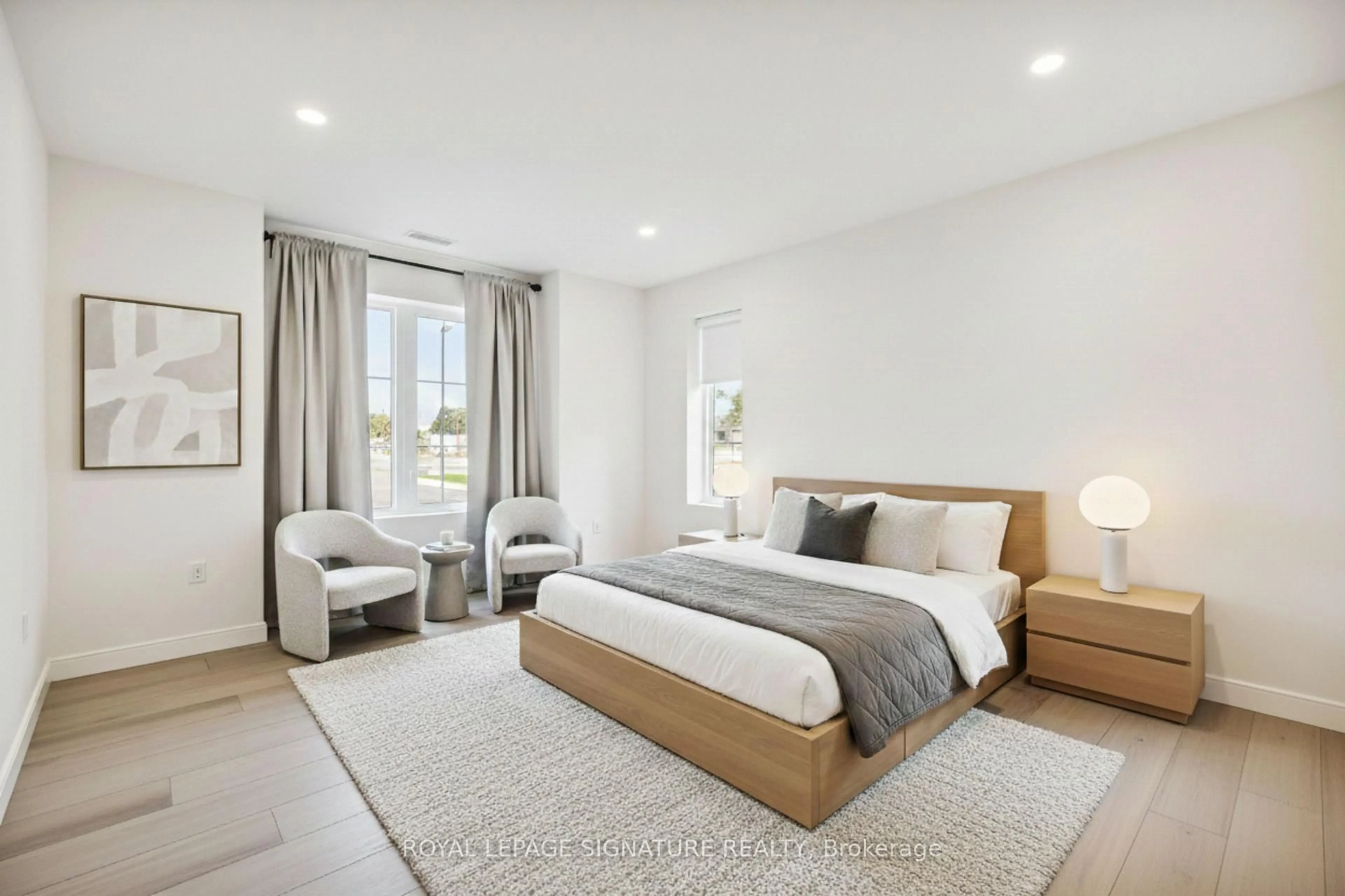 Bedroom with bed, unknown for 123 Lincoln St #106, Welland Ontario L3C 5J7