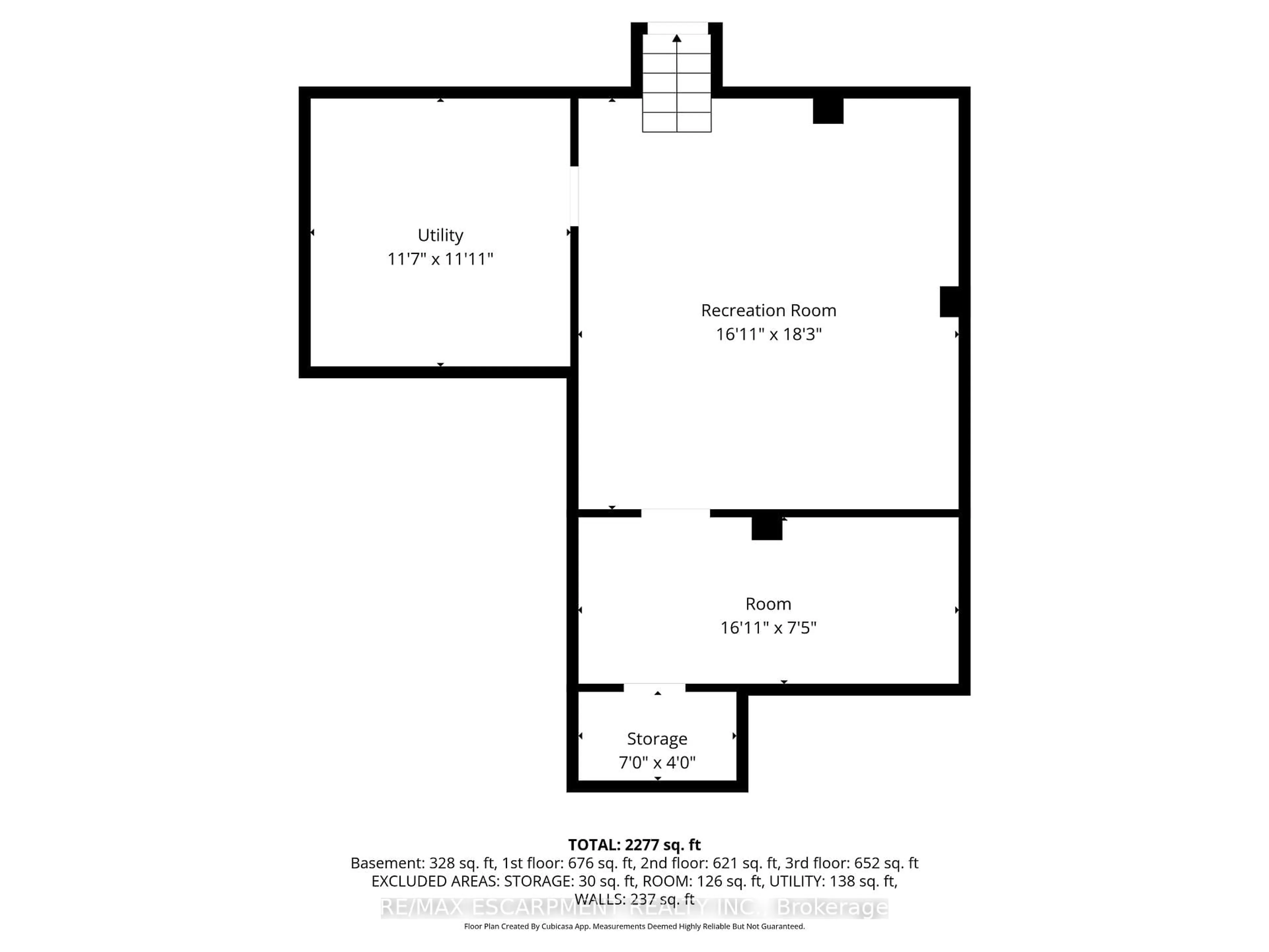 Floor plan for 546 Jerseyville Rd, Hamilton Ontario L9G 3L5