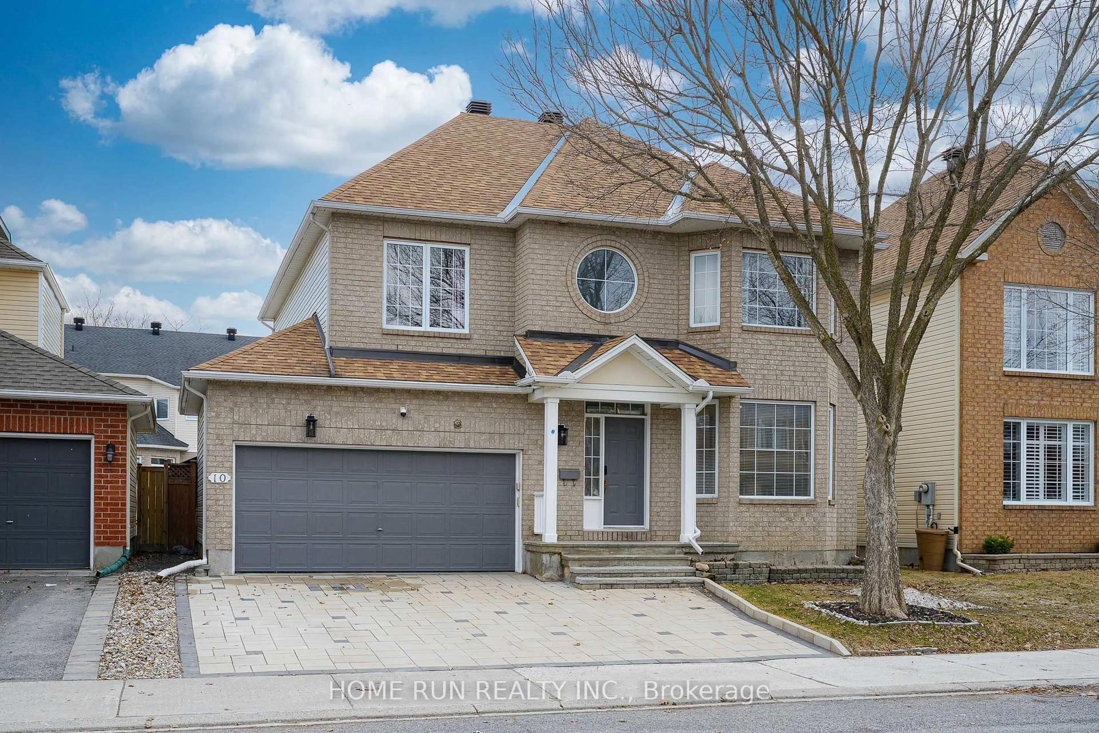 Home with brick exterior material, street for 10 Pavona St, Ottawa Ontario K2G 6T2