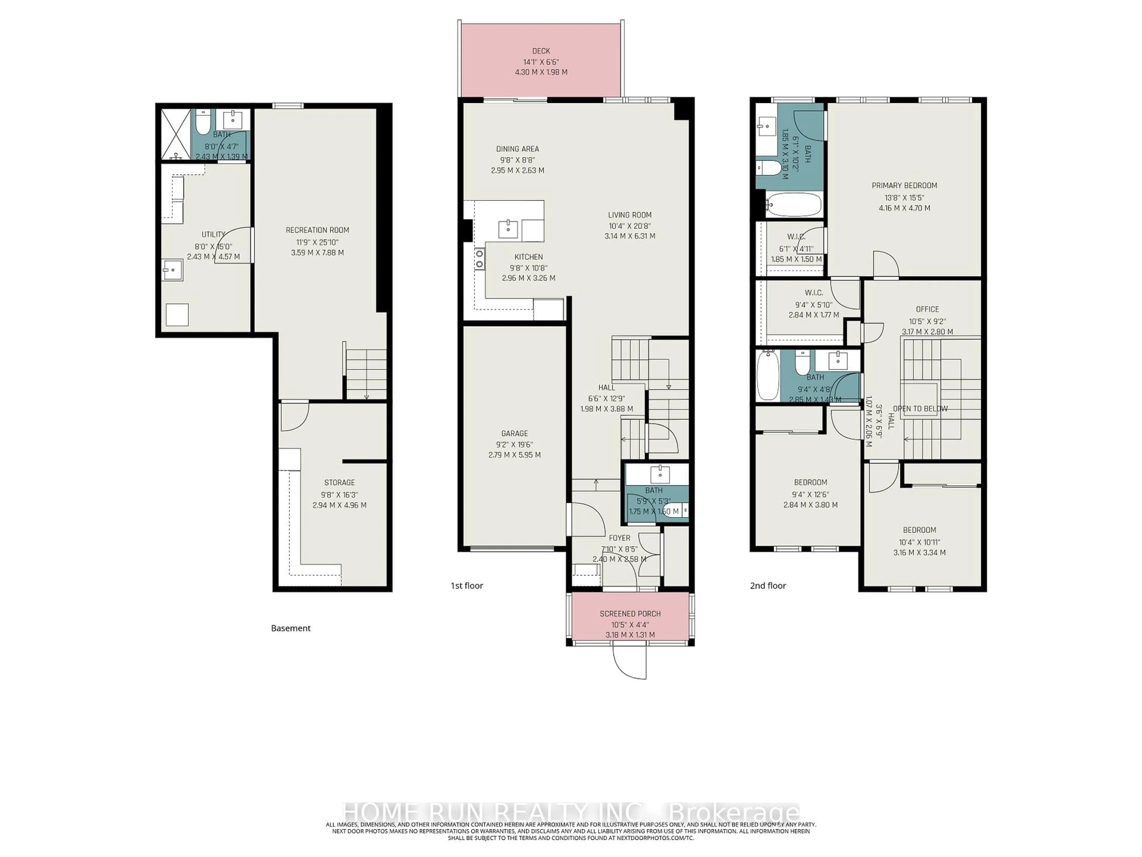Floor plan for 111 Mesa Dr, Ottawa Ontario K2J 6W1