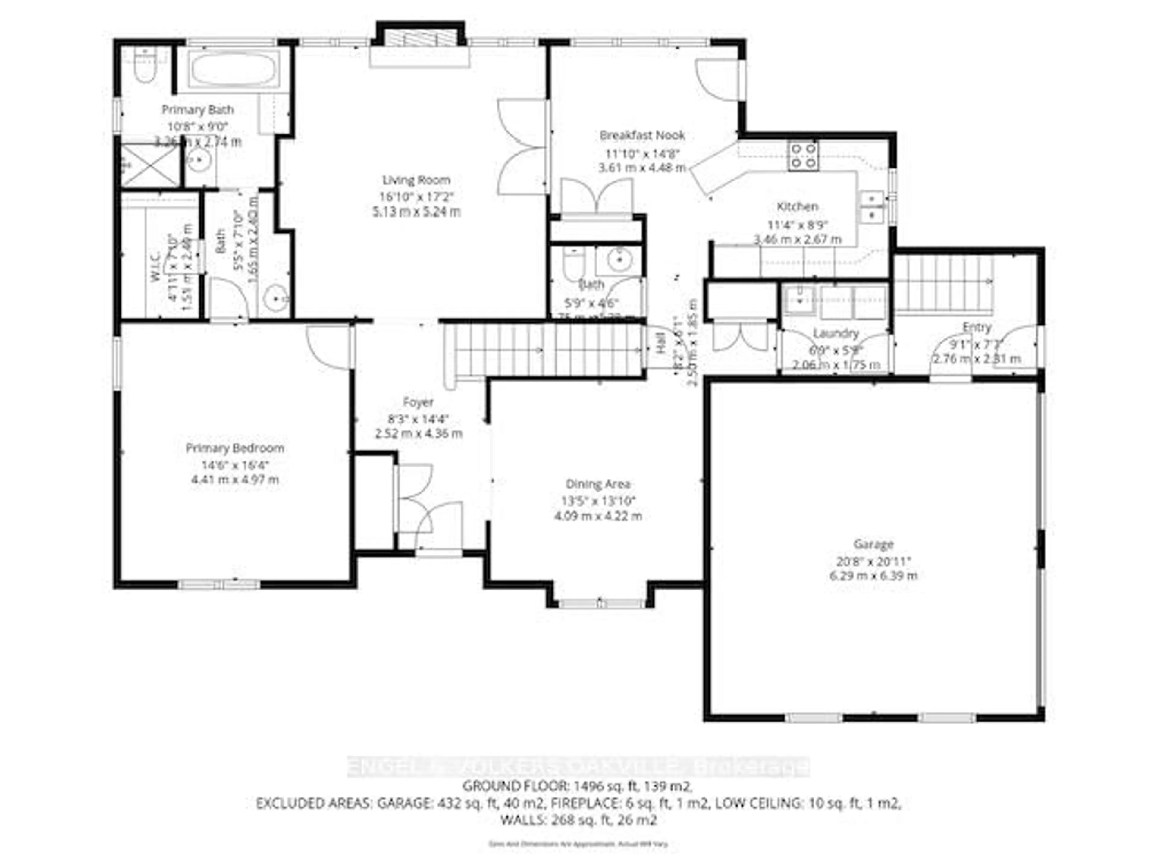 Floor plan for 50 James St, Niagara-on-the-Lake Ontario L0S 1J0