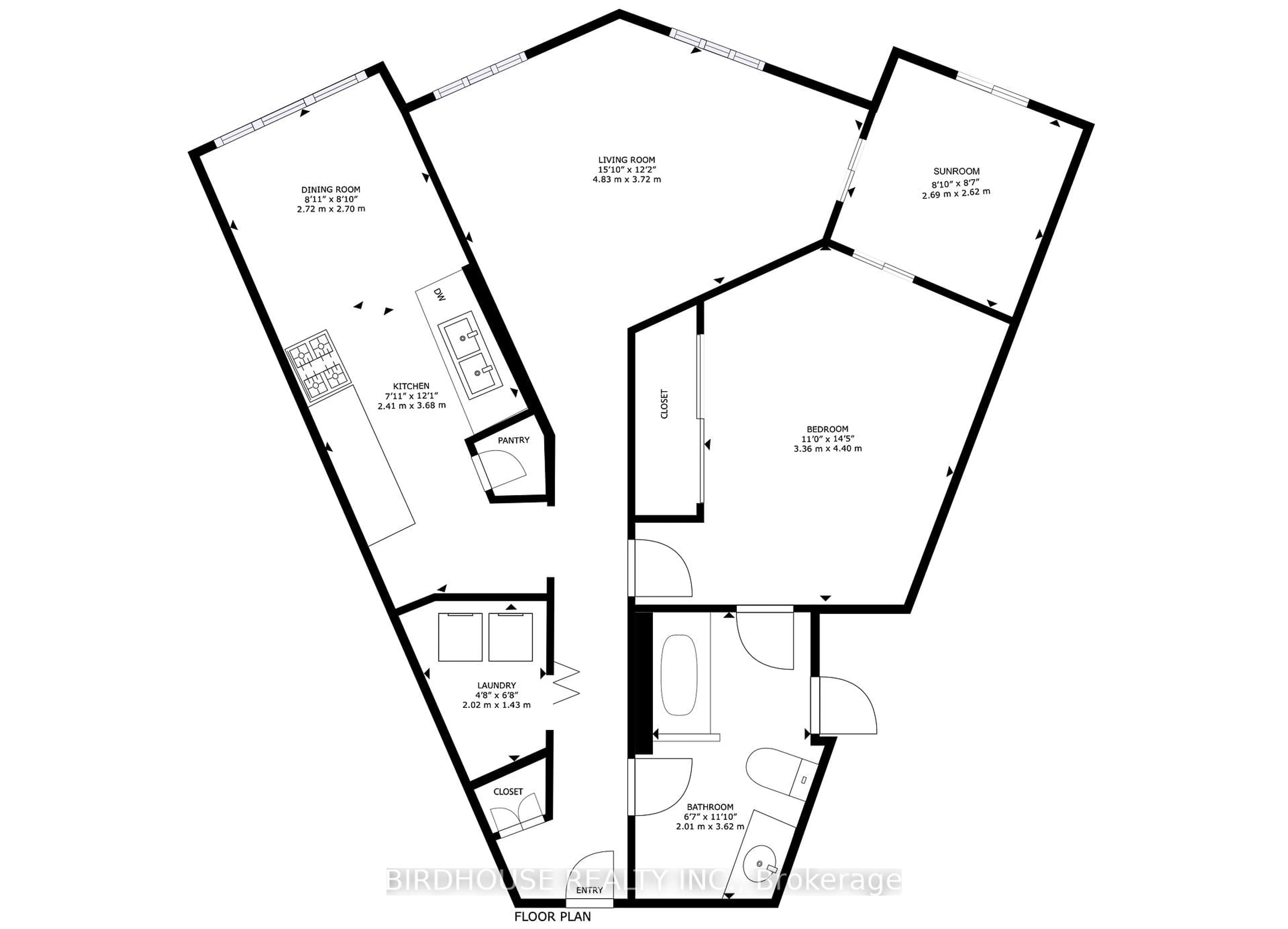 Floor plan for 1 Heritage Way #109, Kawartha Lakes Ontario K9V 5P9