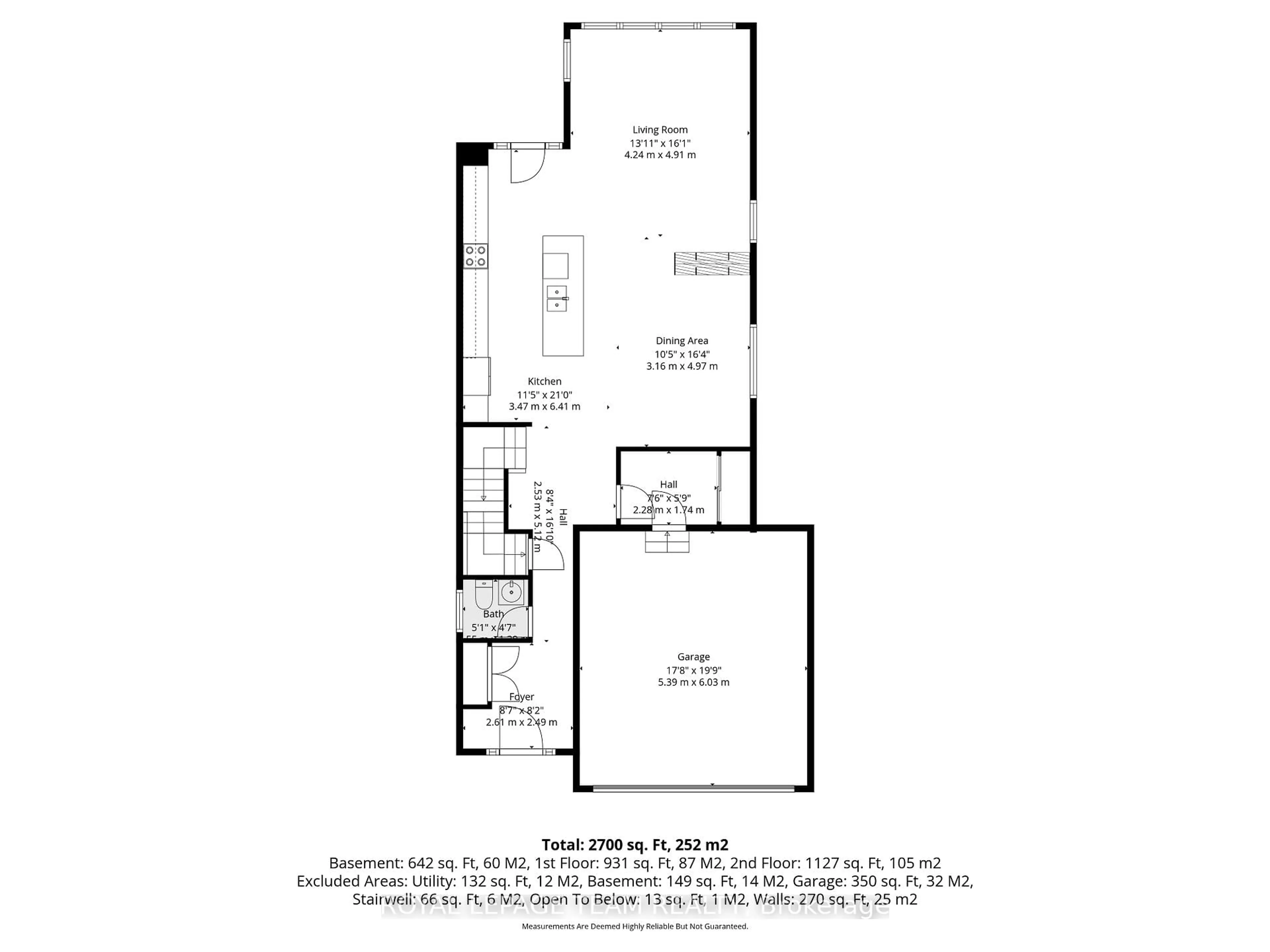 Floor plan for 216 Helen Rapp Way, Ottawa Ontario K1T 0P6