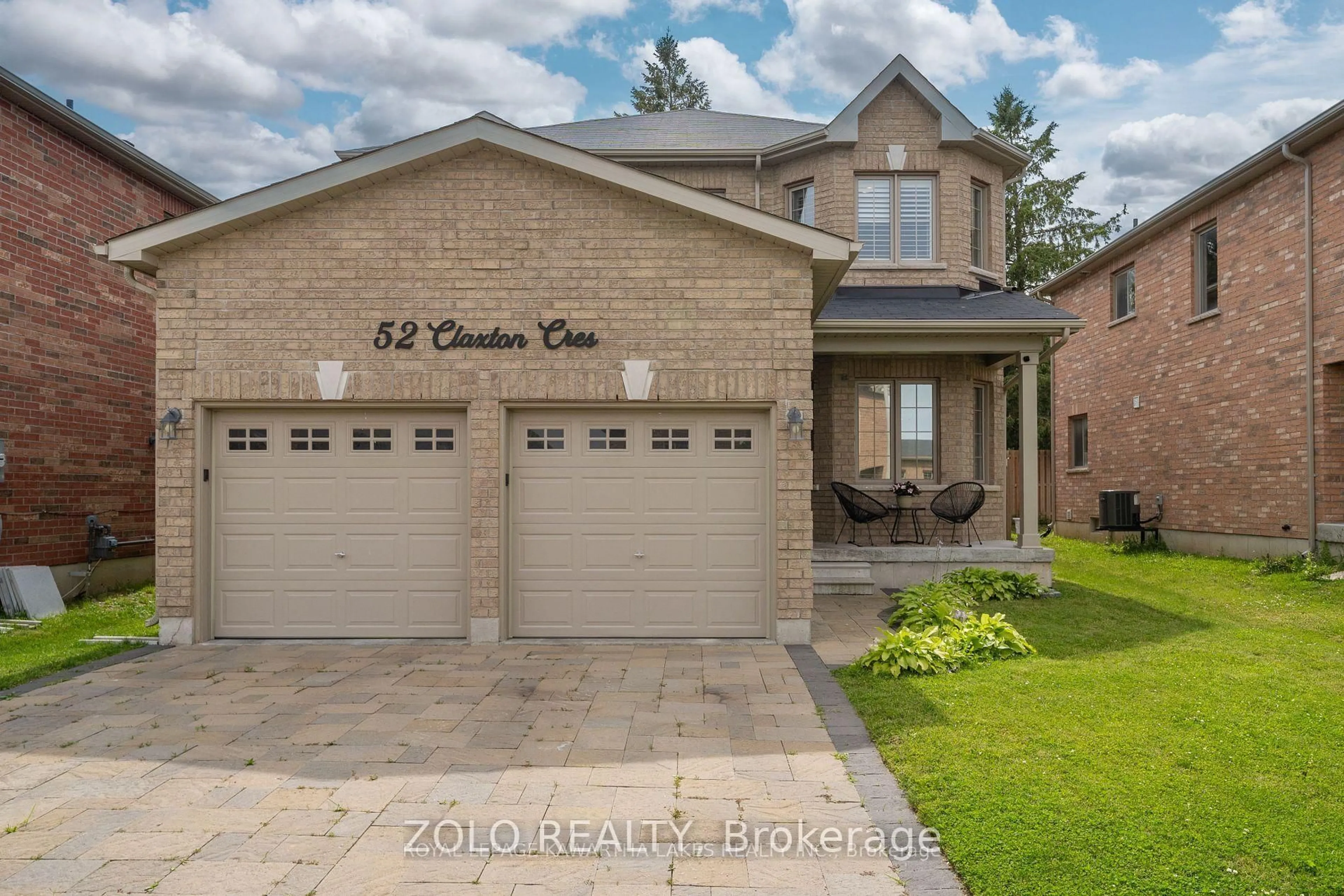 Home with brick exterior material, street for 52 Claxton Cres, Kawartha Lakes Ontario K9V 0H3