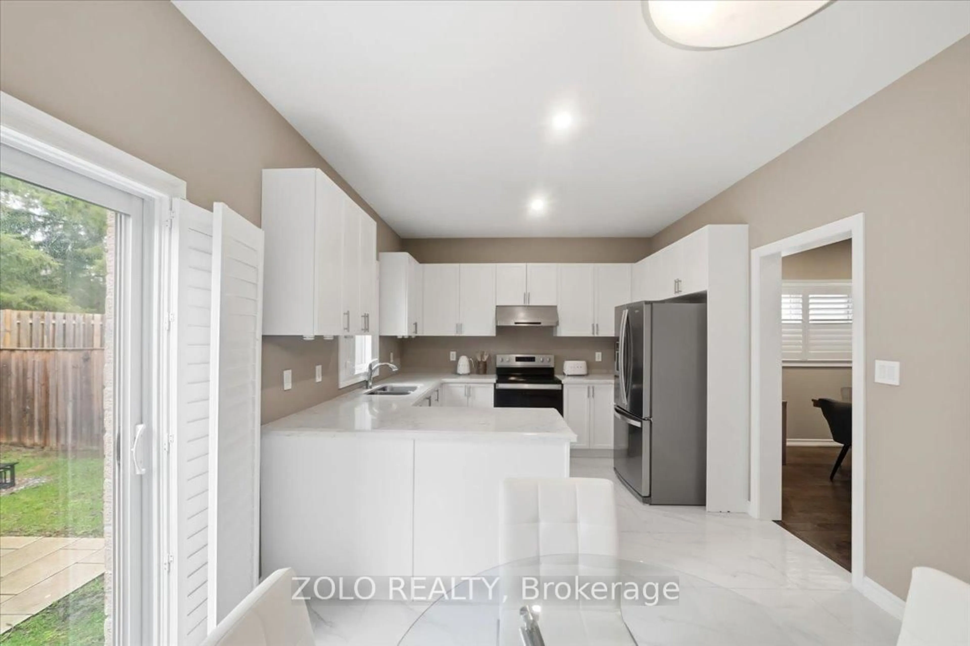 Contemporary kitchen, ceramic/tile floor for 52 Claxton Cres, Kawartha Lakes Ontario K9V 0H3