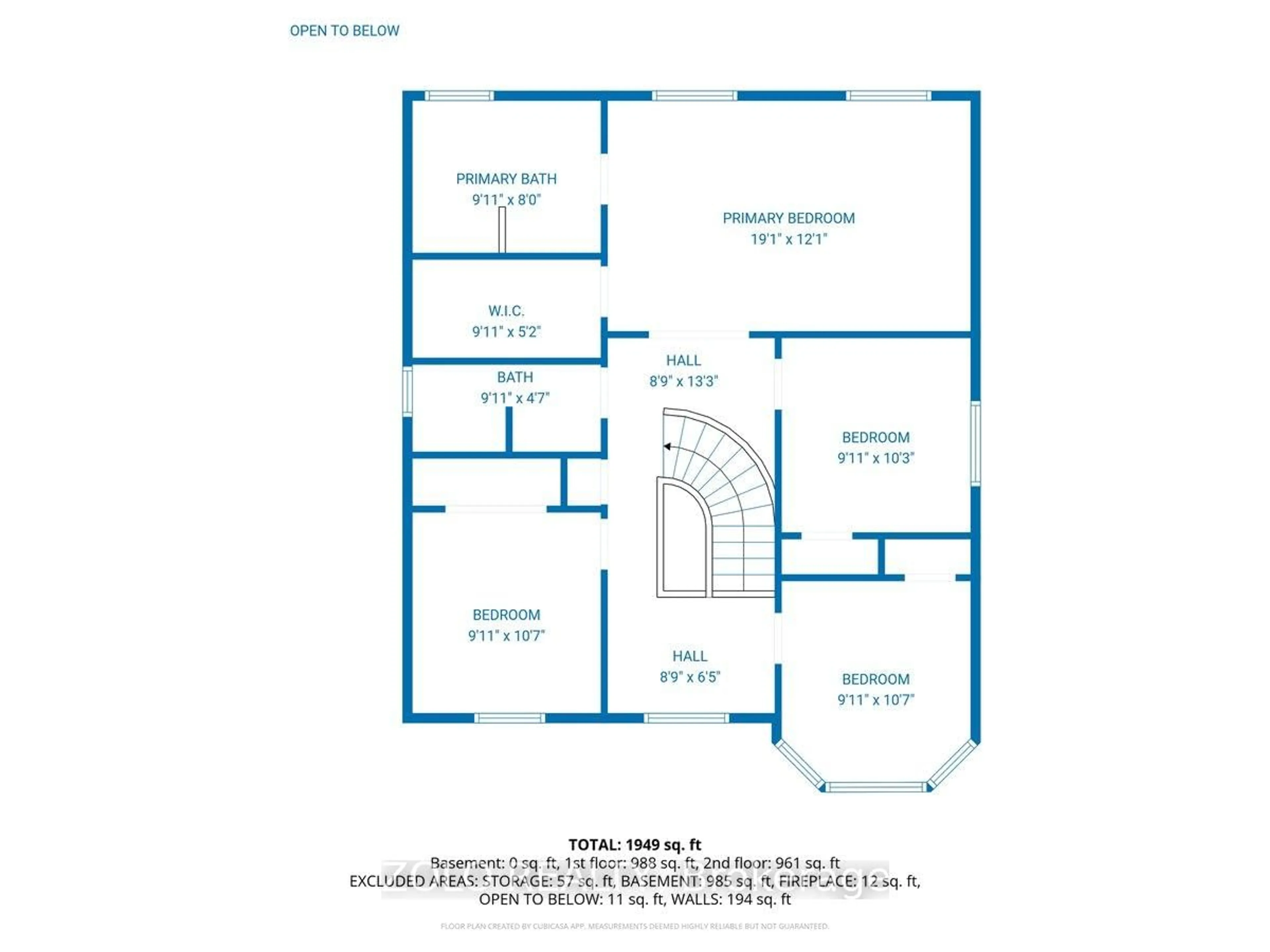 Floor plan for 52 Claxton Cres, Kawartha Lakes Ontario K9V 0H3