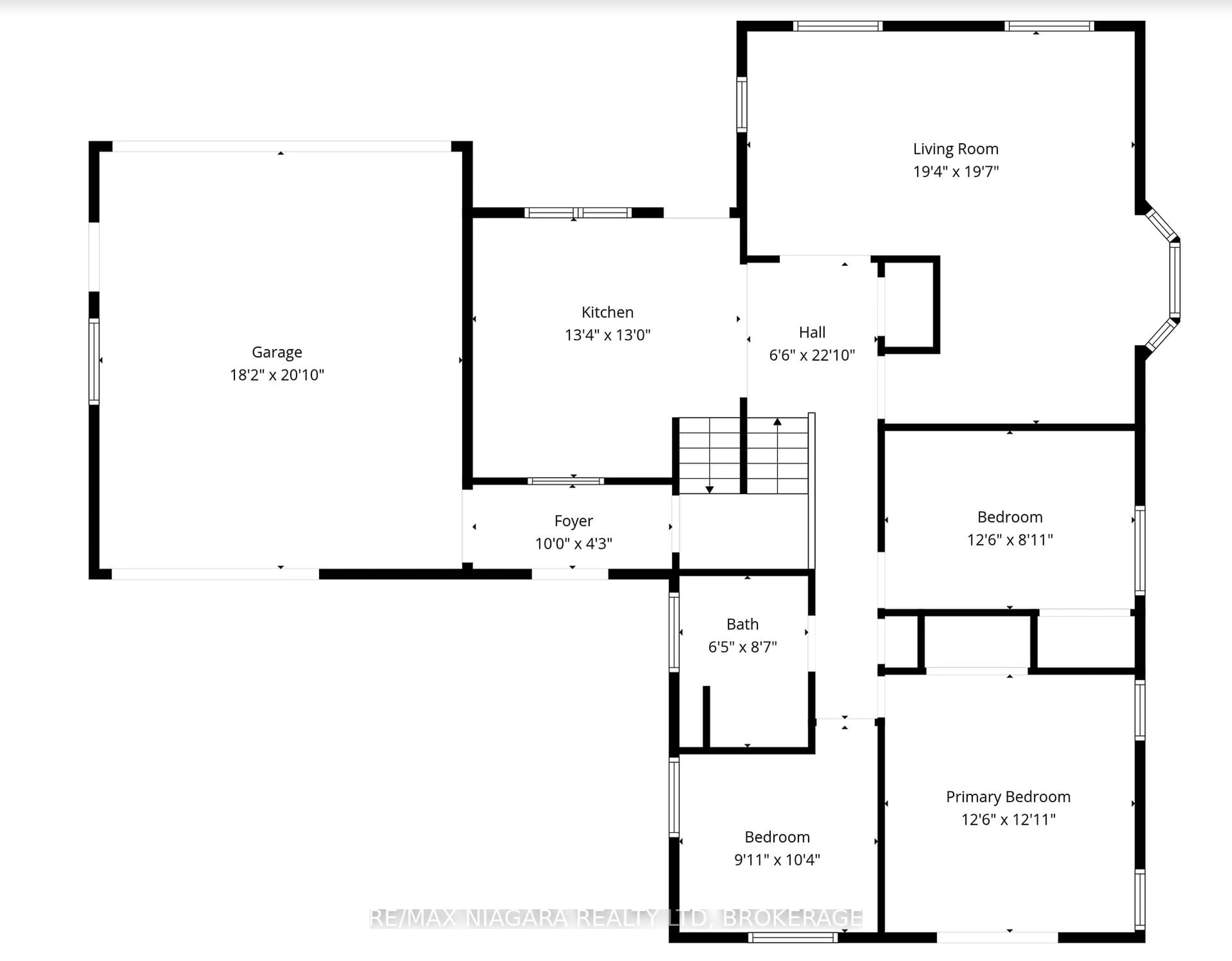 Floor plan for 60826 Regional Rd 27 Rd, Wainfleet Ontario L3B 5N6
