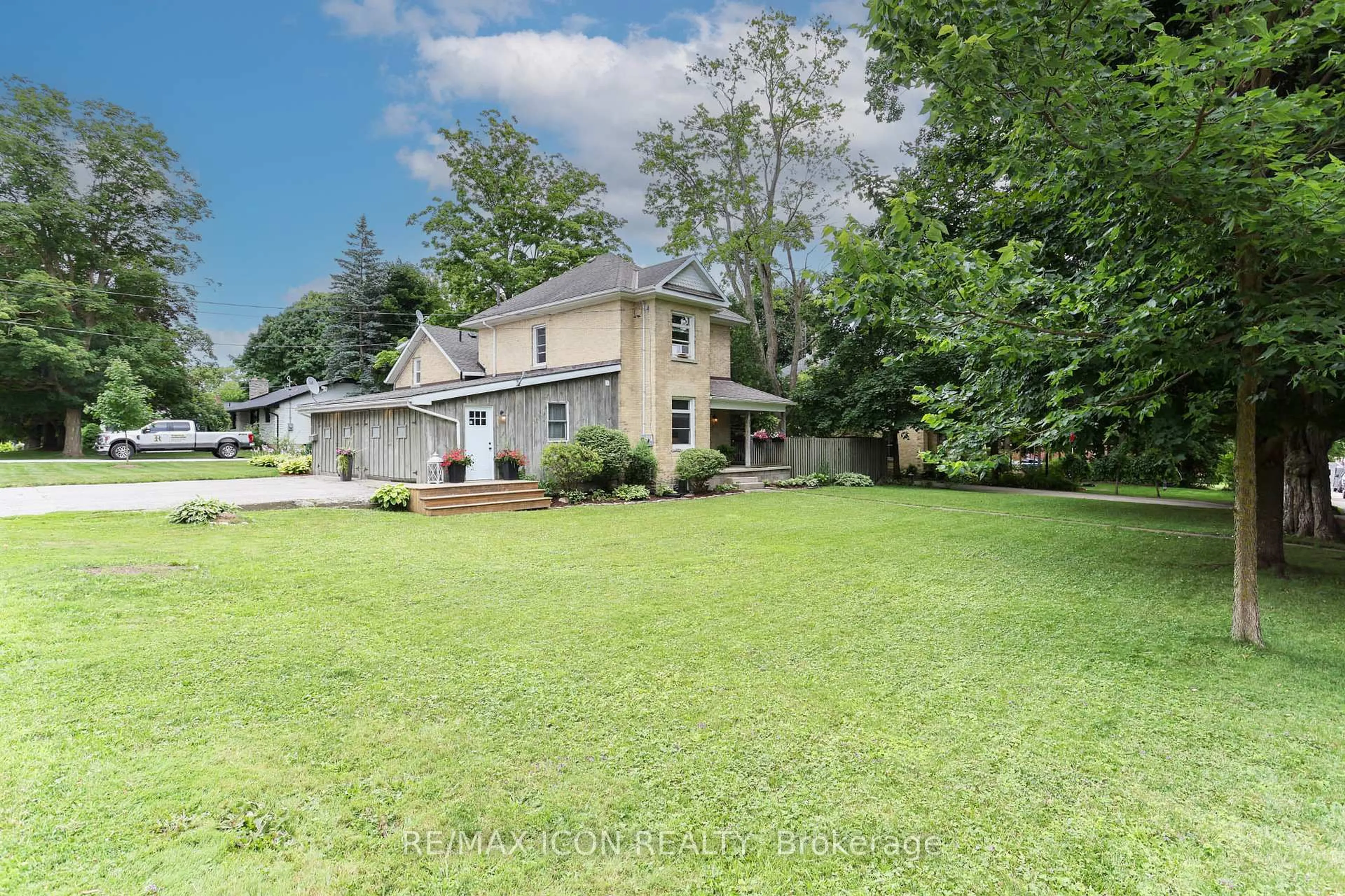 A pic from outside/outdoor area/front of a property/back of a property/a pic from drone, water/lake/river/ocean view for 280 Fergus St, Wellington North Ontario N0G 2L2