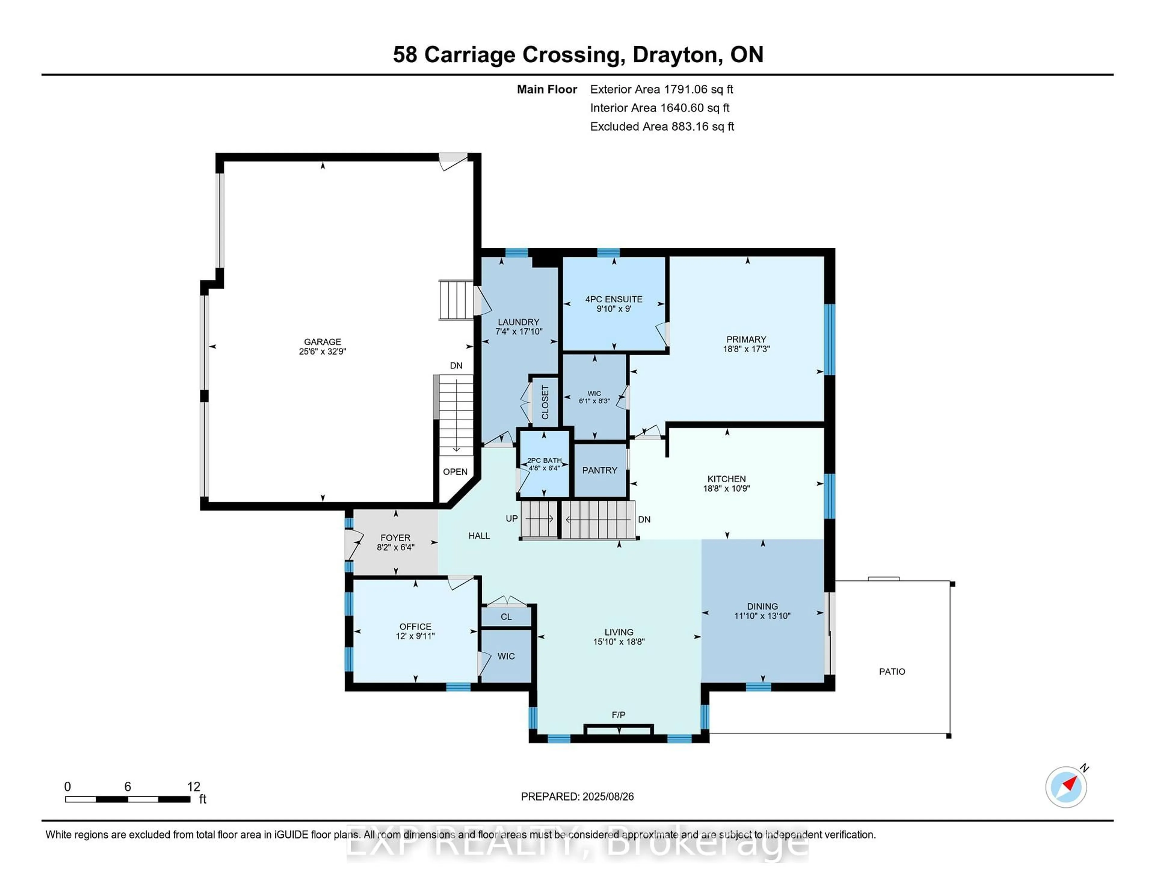 Floor plan for 58 Carriage Crossing, Mapleton Ontario N0G 1P0