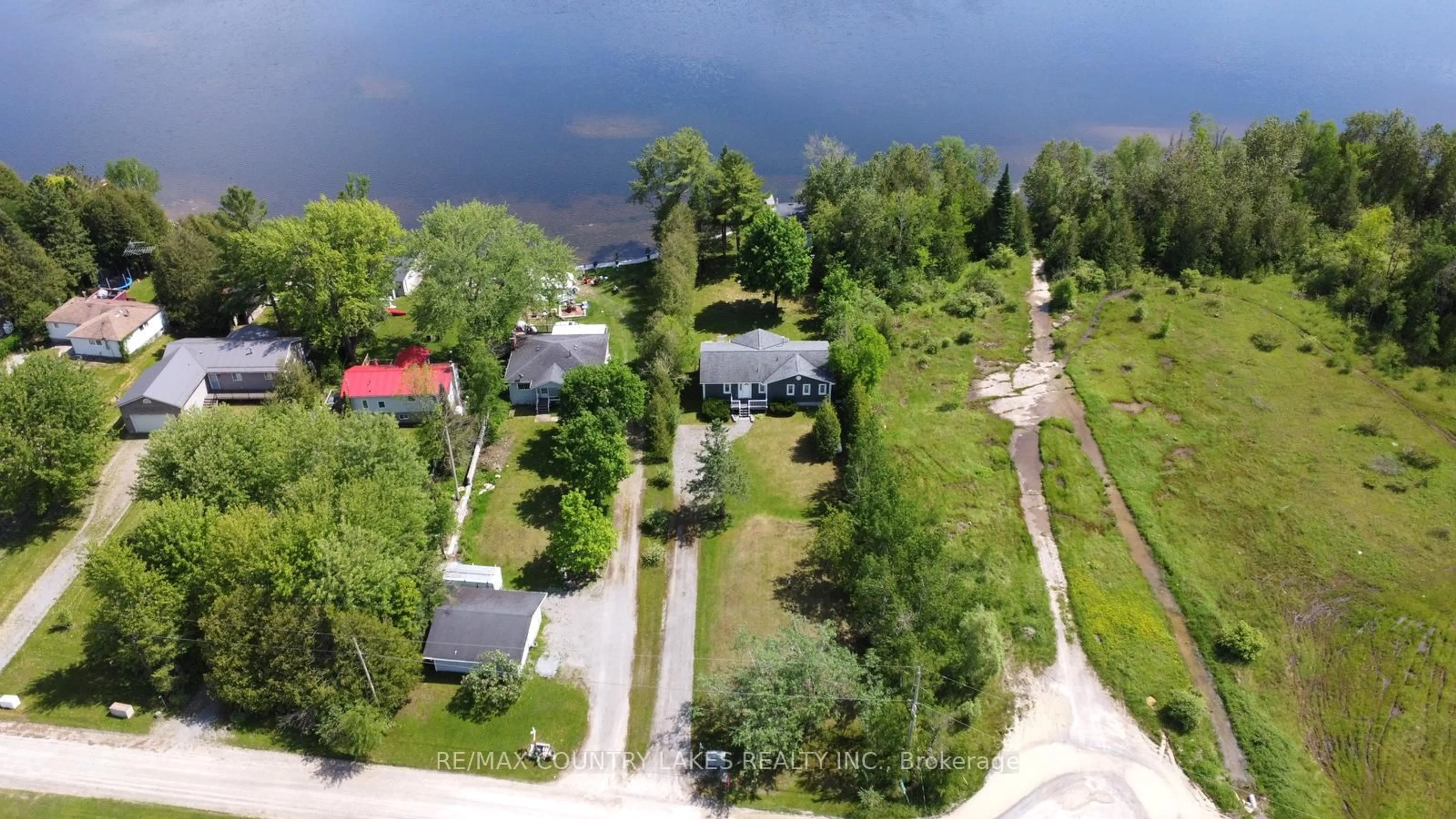 A pic from outside/outdoor area/front of a property/back of a property/a pic from drone, water/lake/river/ocean view for 275 McGuire Beach Rd, Kawartha Lakes Ontario K0M 2B0