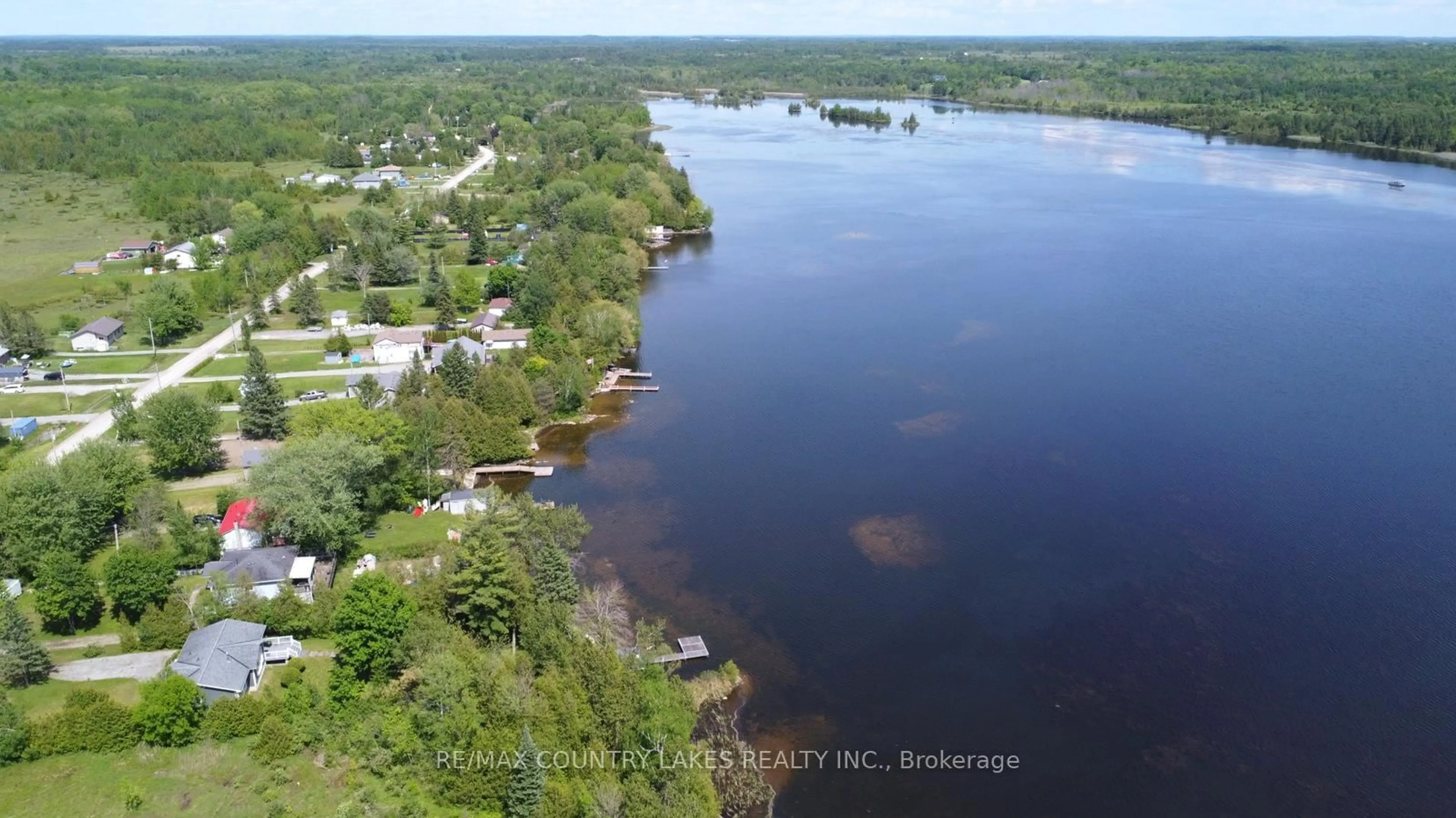 A pic from outside/outdoor area/front of a property/back of a property/a pic from drone, water/lake/river/ocean view for 275 McGuire Beach Rd, Kawartha Lakes Ontario K0M 2B0