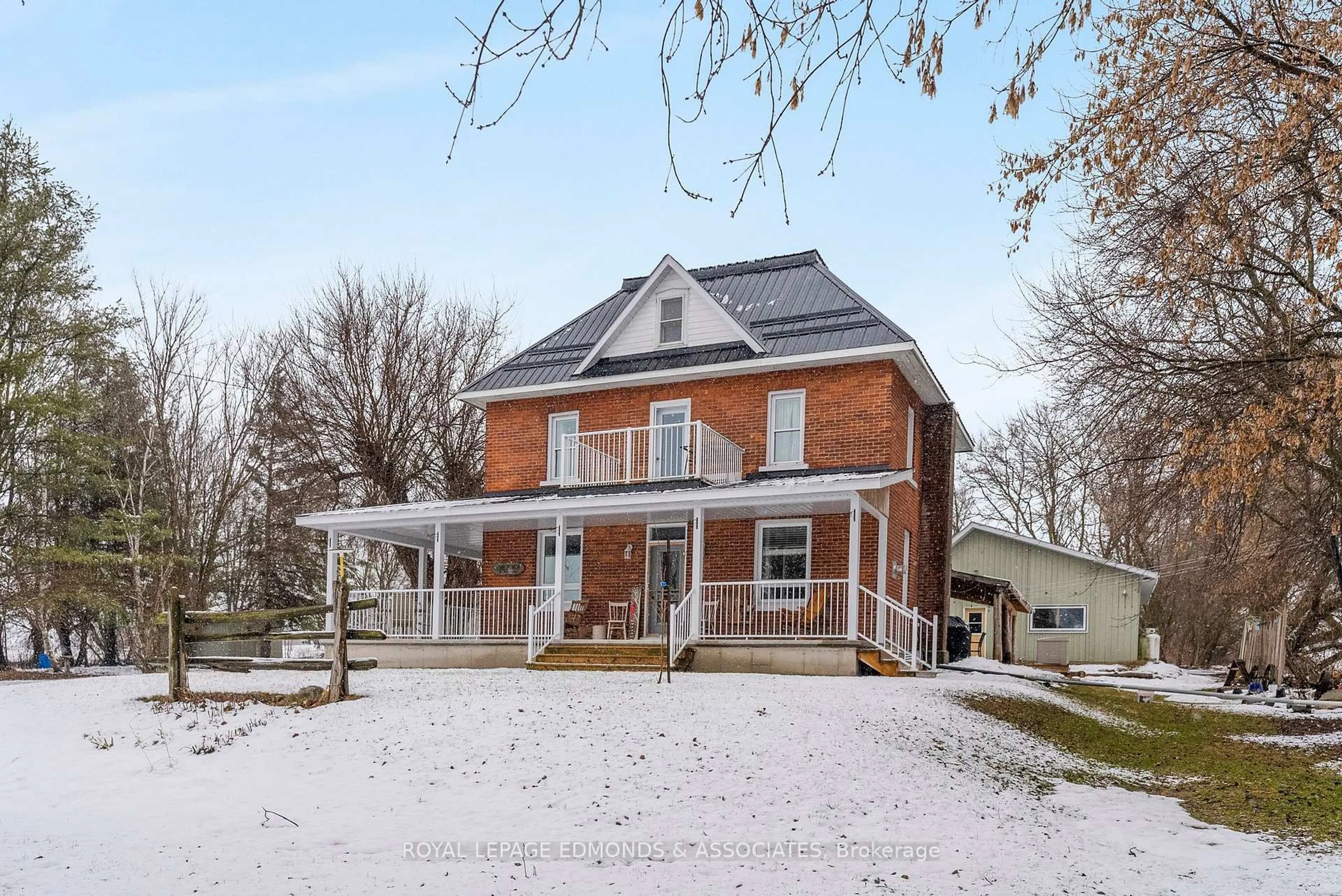 Home with brick exterior material, street for 2061 Kerr Line, Foresters Falls Ontario K0J 1V0