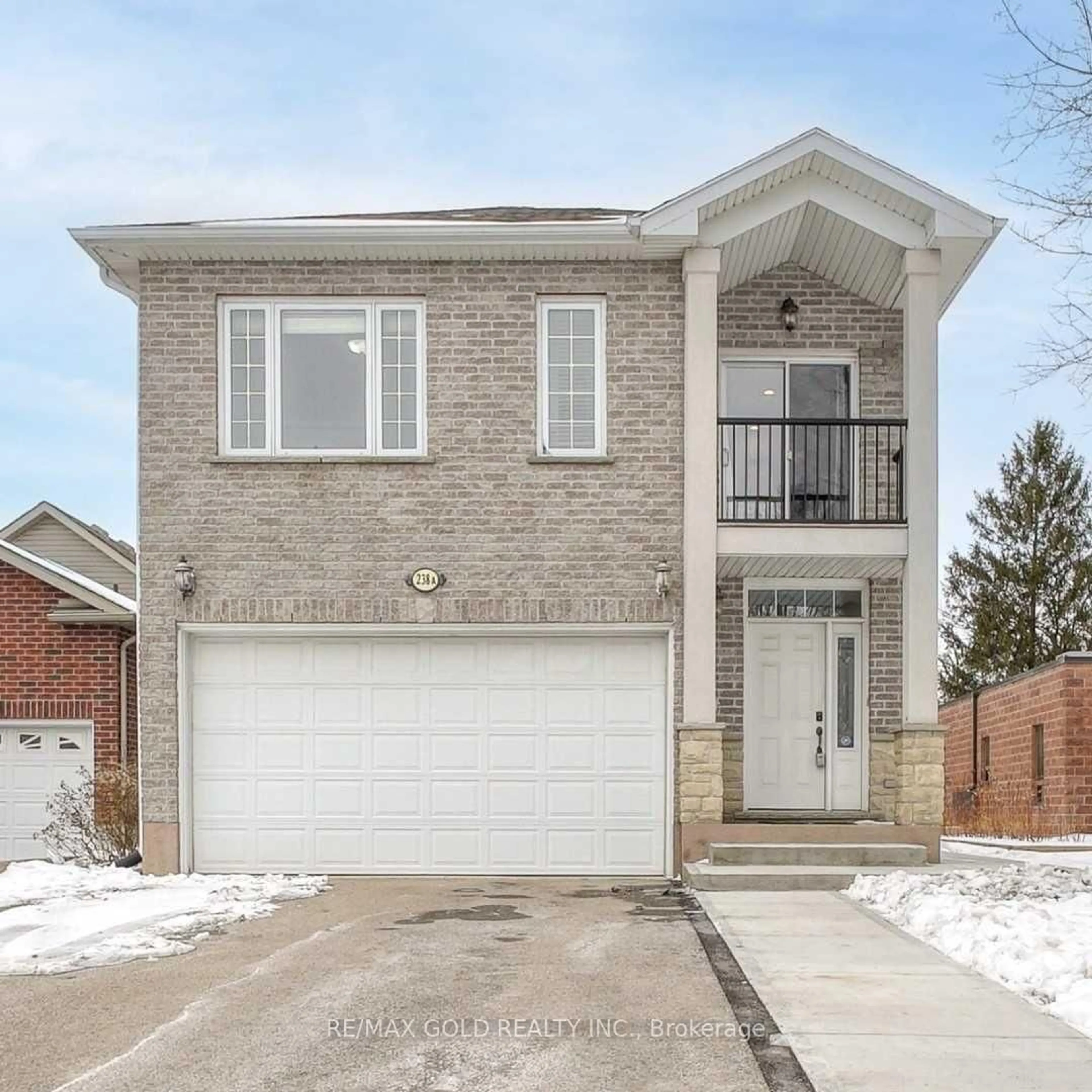 Home with brick exterior material, street for A-238 Woodhaven Rd, Kitchener Ontario N2C 1V5