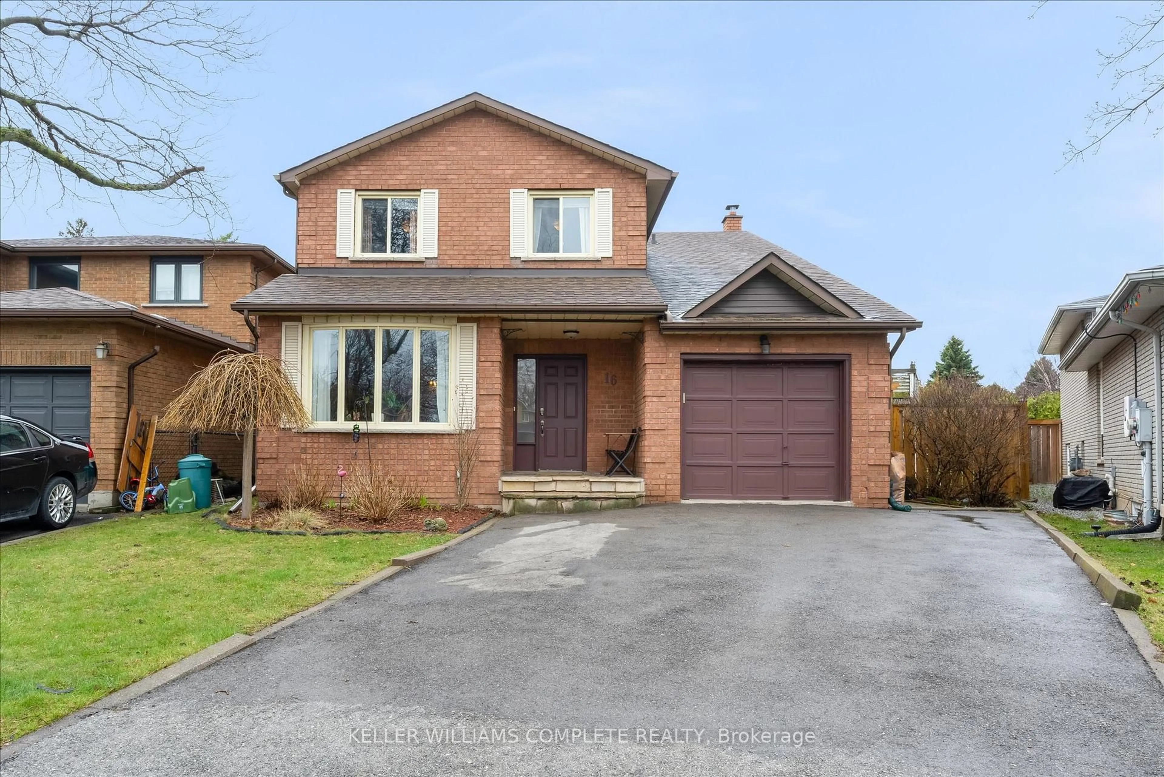 Home with brick exterior material, street for 16 Homeland Ave, Hamilton Ontario L8E 4X2