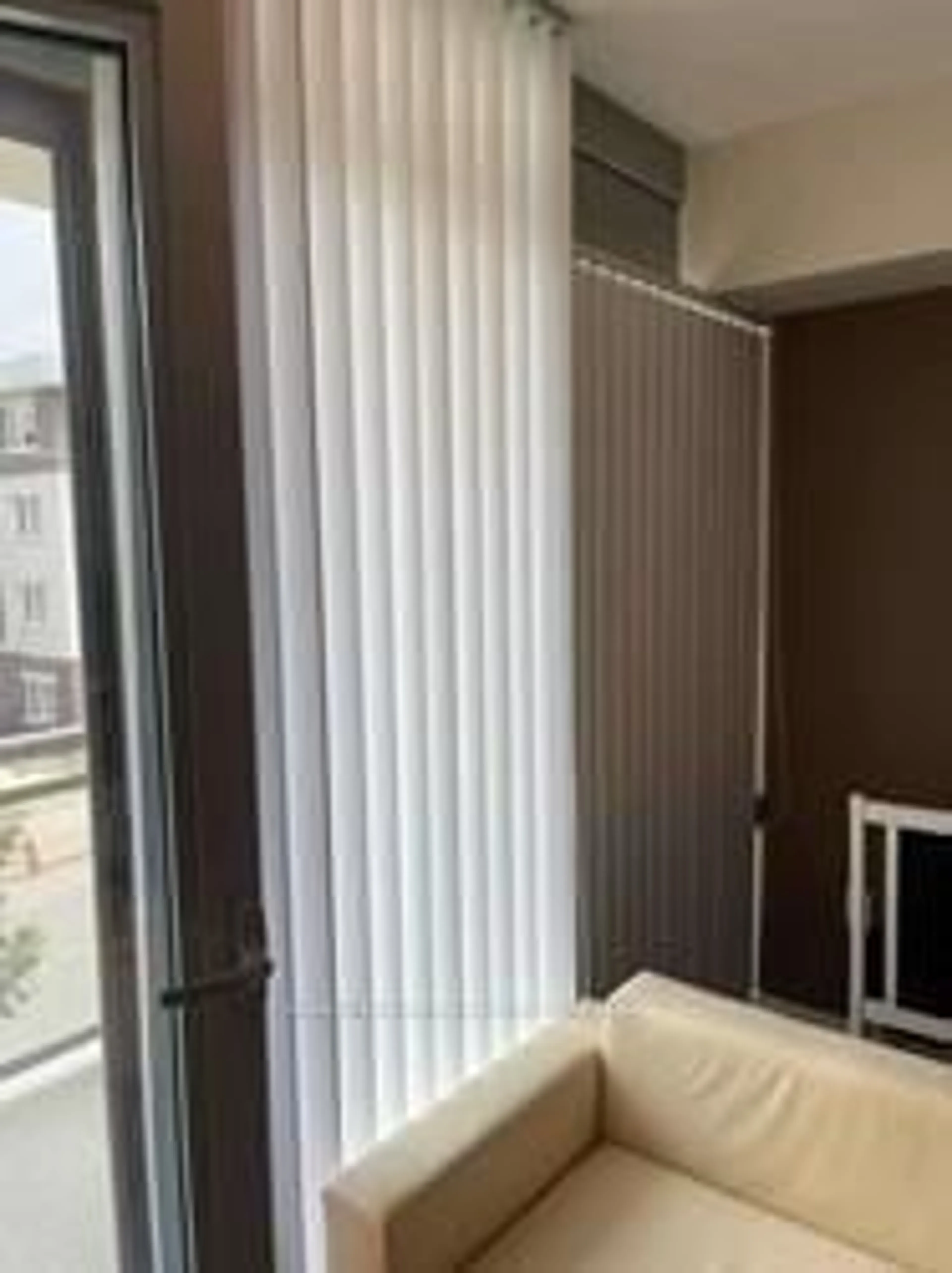 Balcony in the apartment, city buildings view from balcony for 257 Hemlock St #209, Waterloo Ontario N2L 3R4