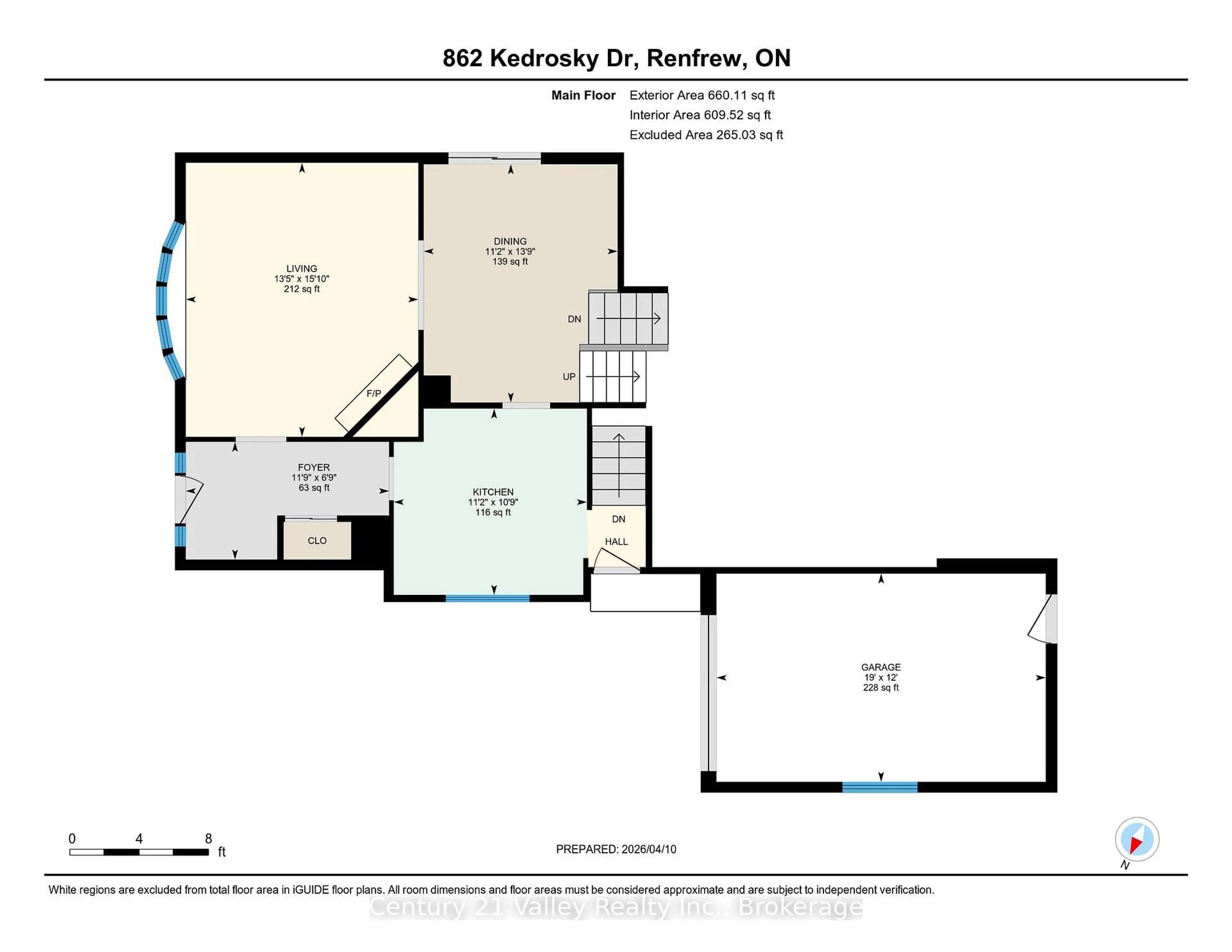Floor plan for 862 Kedrosky Dr, Renfrew Ontario K7V 4E2